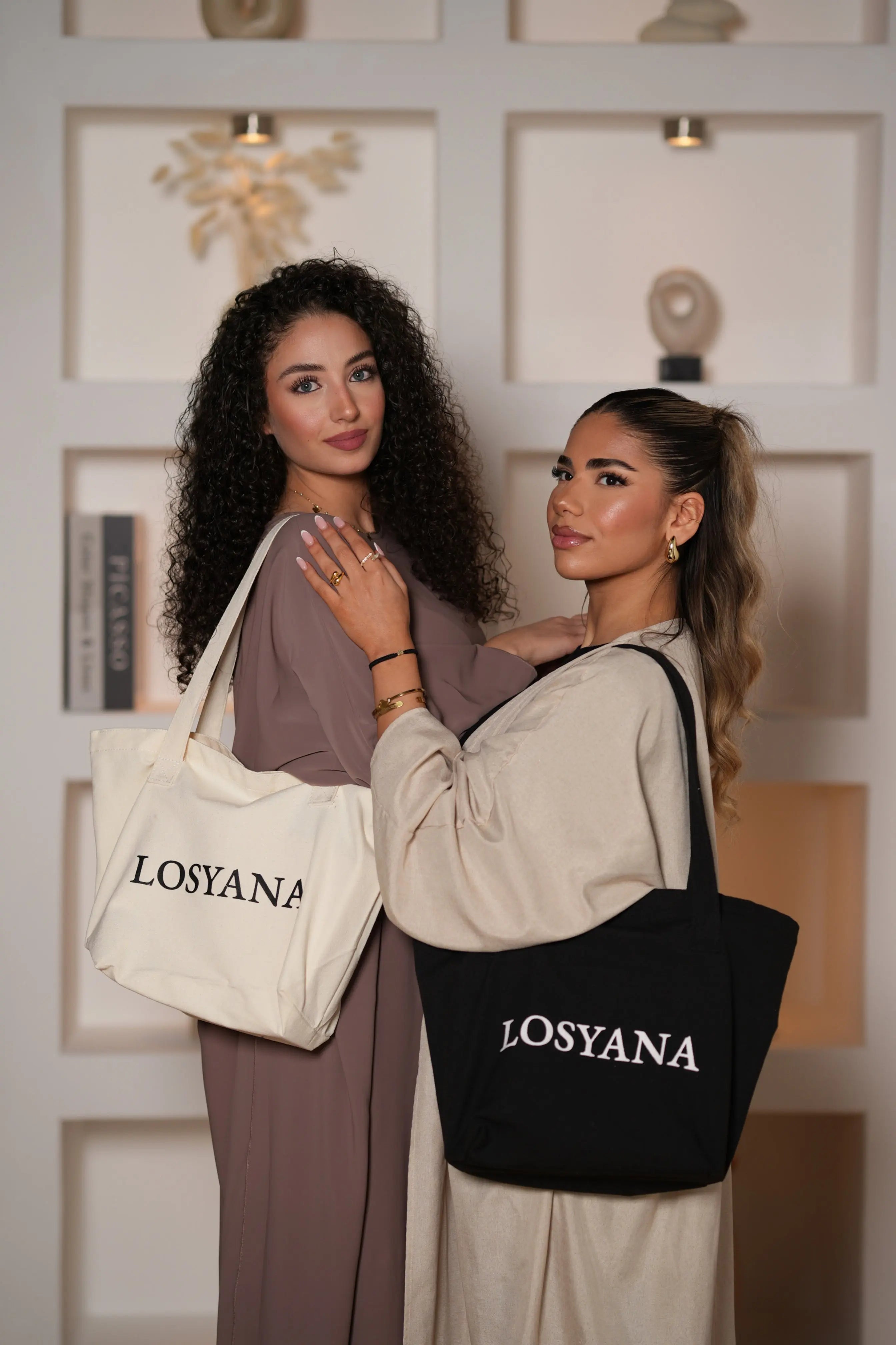 Tote Bag - Beige Losyana