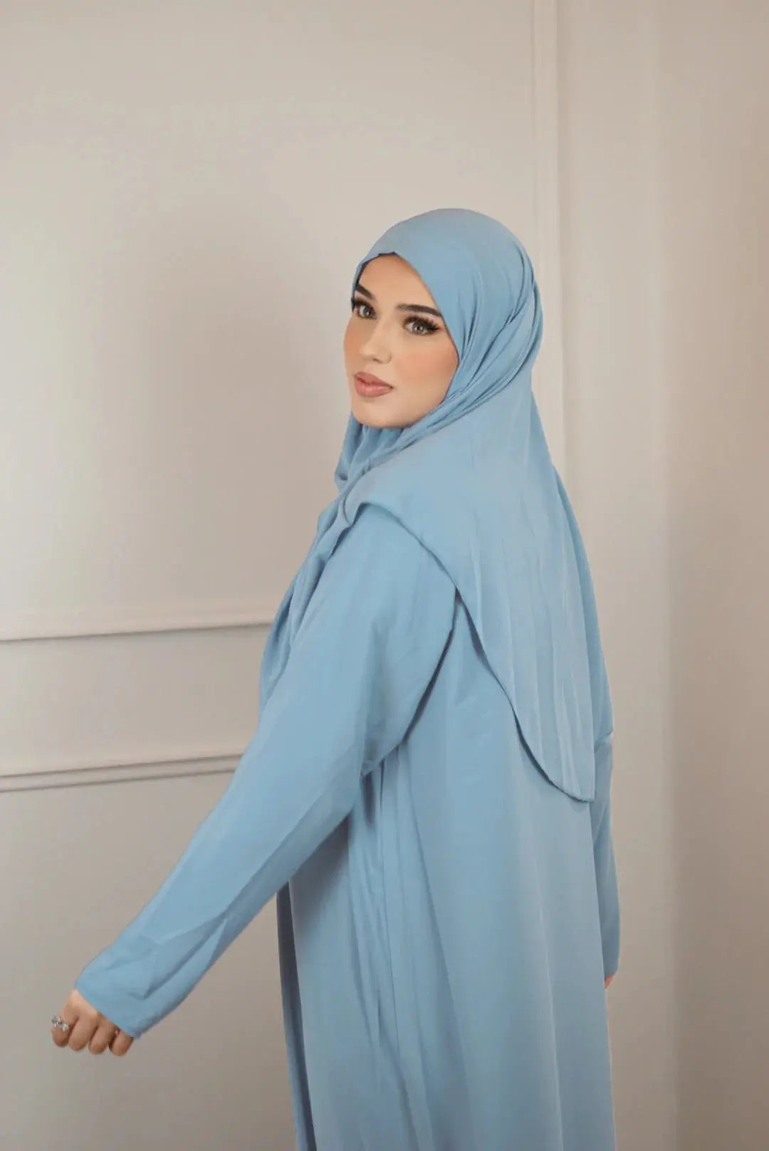 Gebedskleding Medina Silk - Blue Losyana.Shop