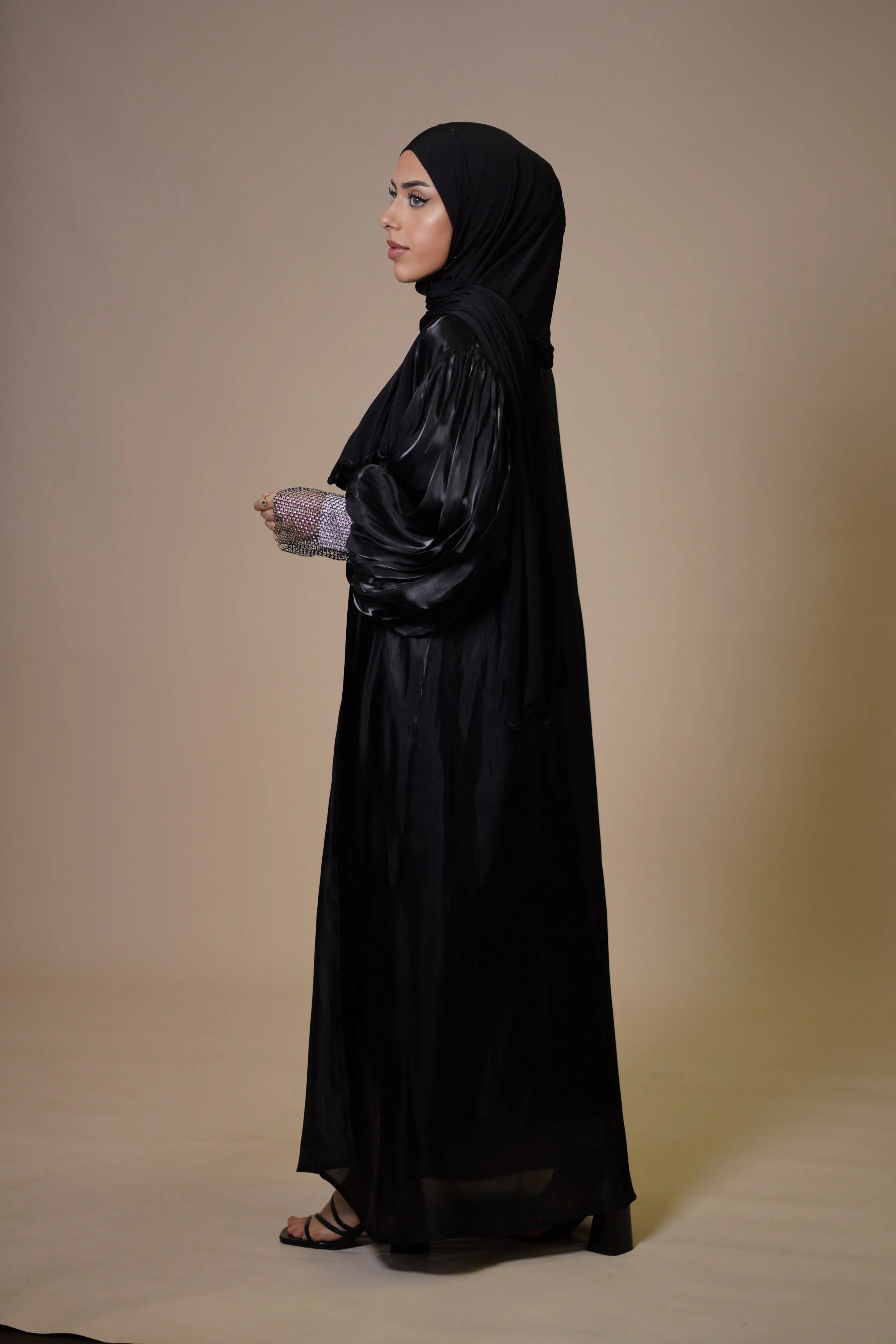 Emirate abaya - black Losyana.Shop