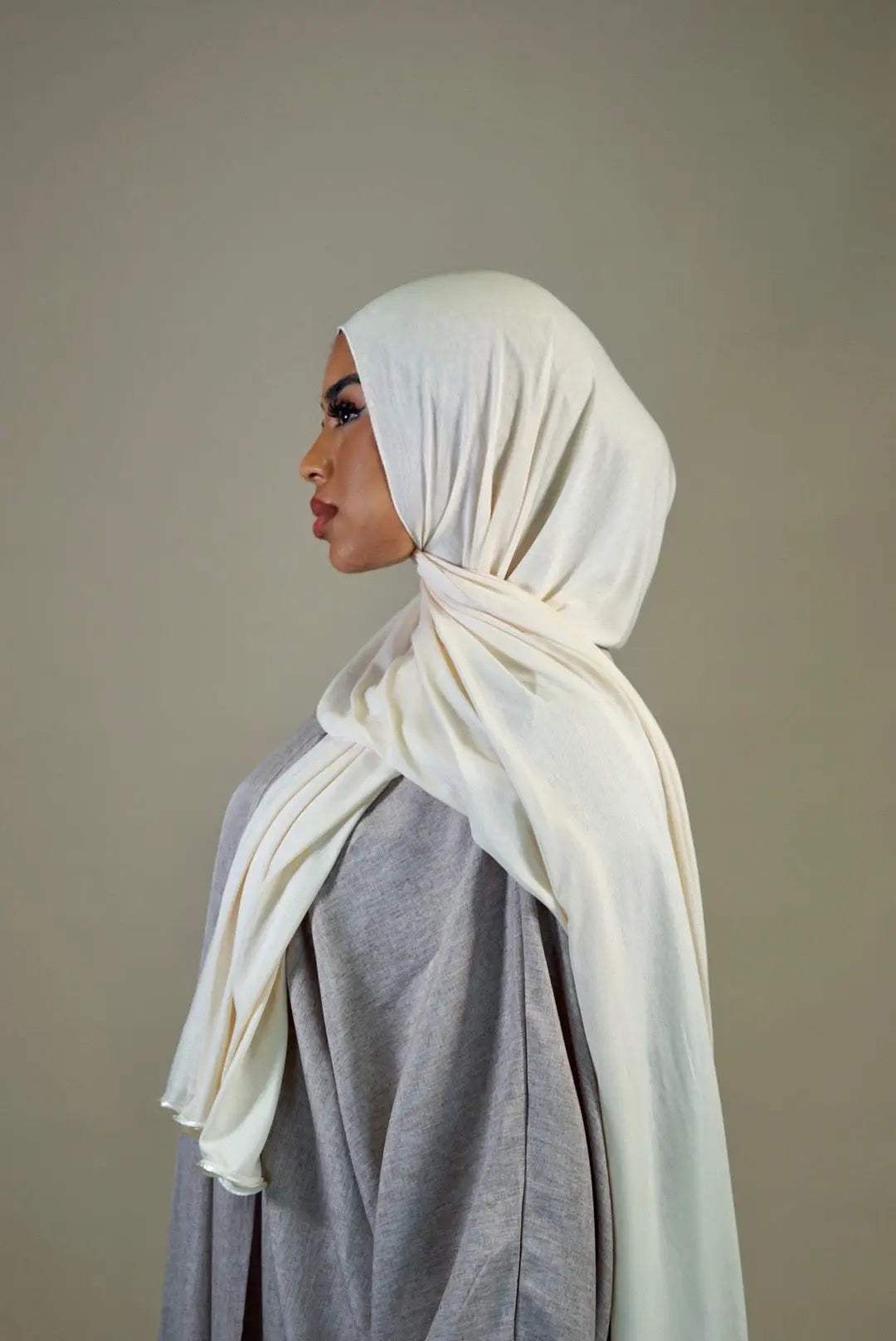 Jersey Line - cream white Losyana.Shop