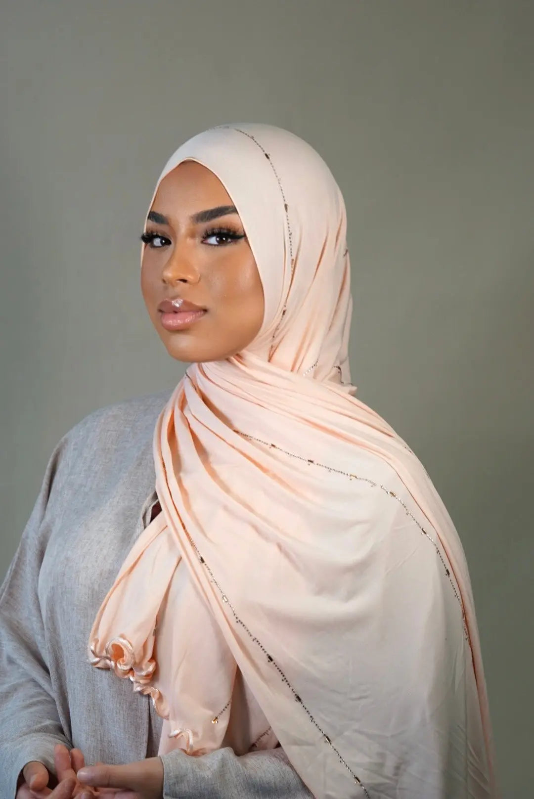 Diamond Premium Jersey - light peach Losyana.Shop