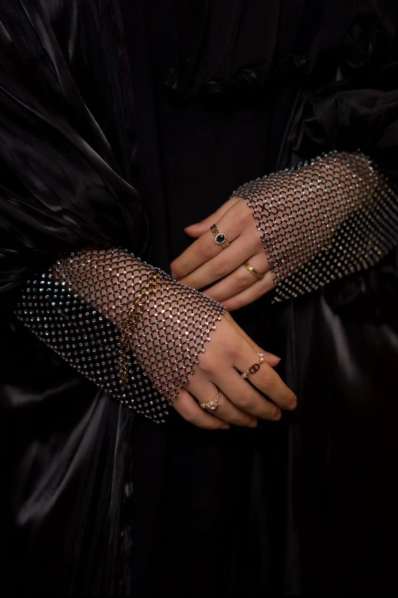 Emirate abaya - black Losyana.Shop