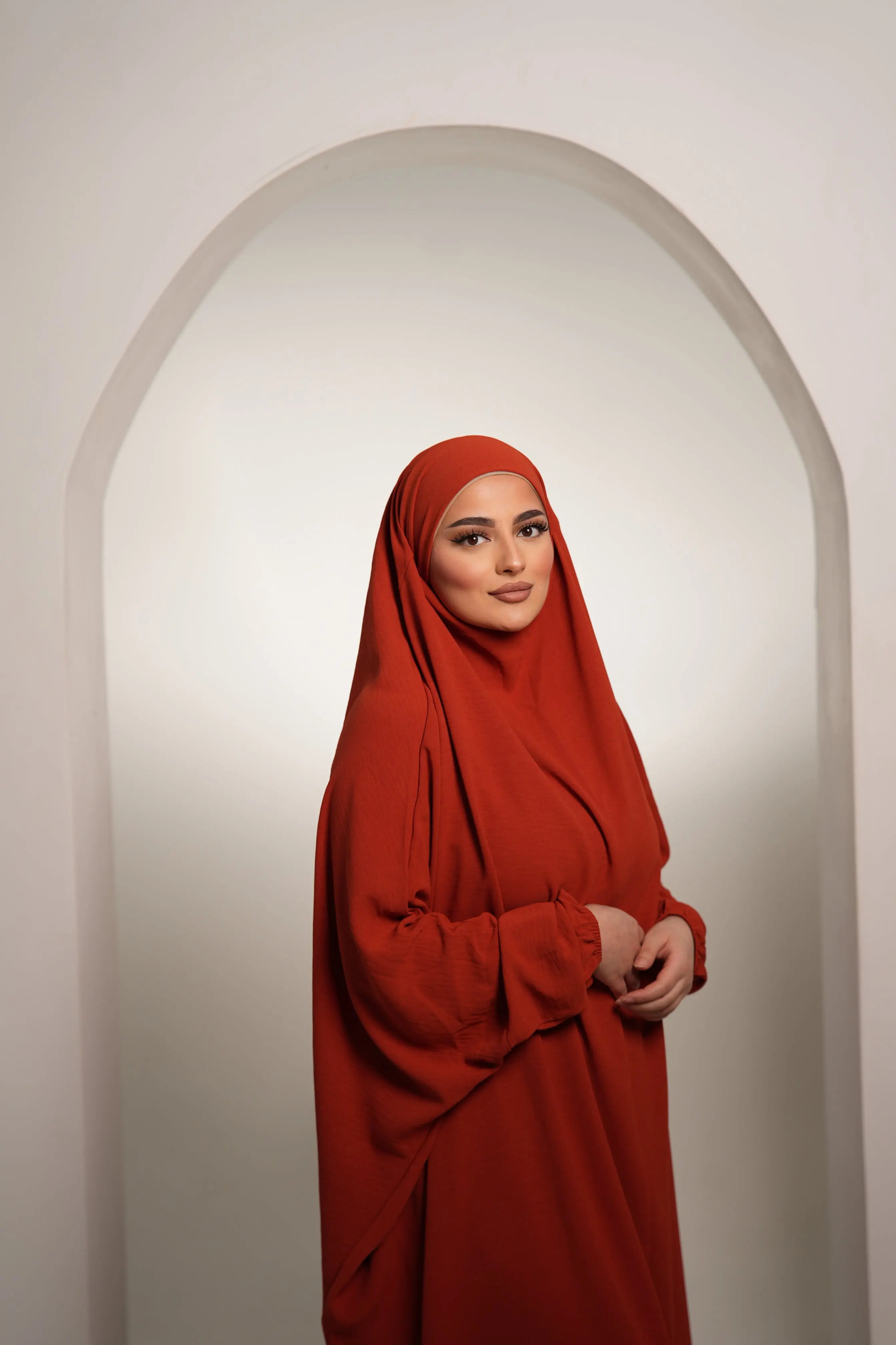 Jazz Jilbab - red Losyana.Shop
