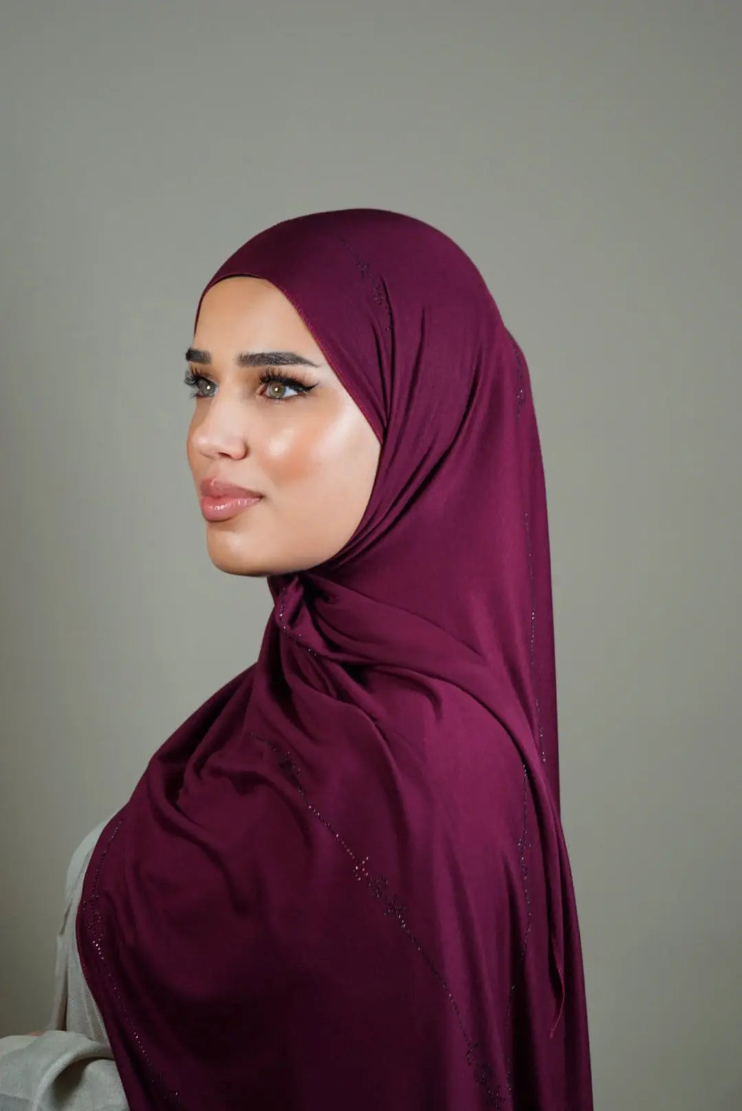 LSY Diamond Jersey - Dark Berry Losyana.Shop