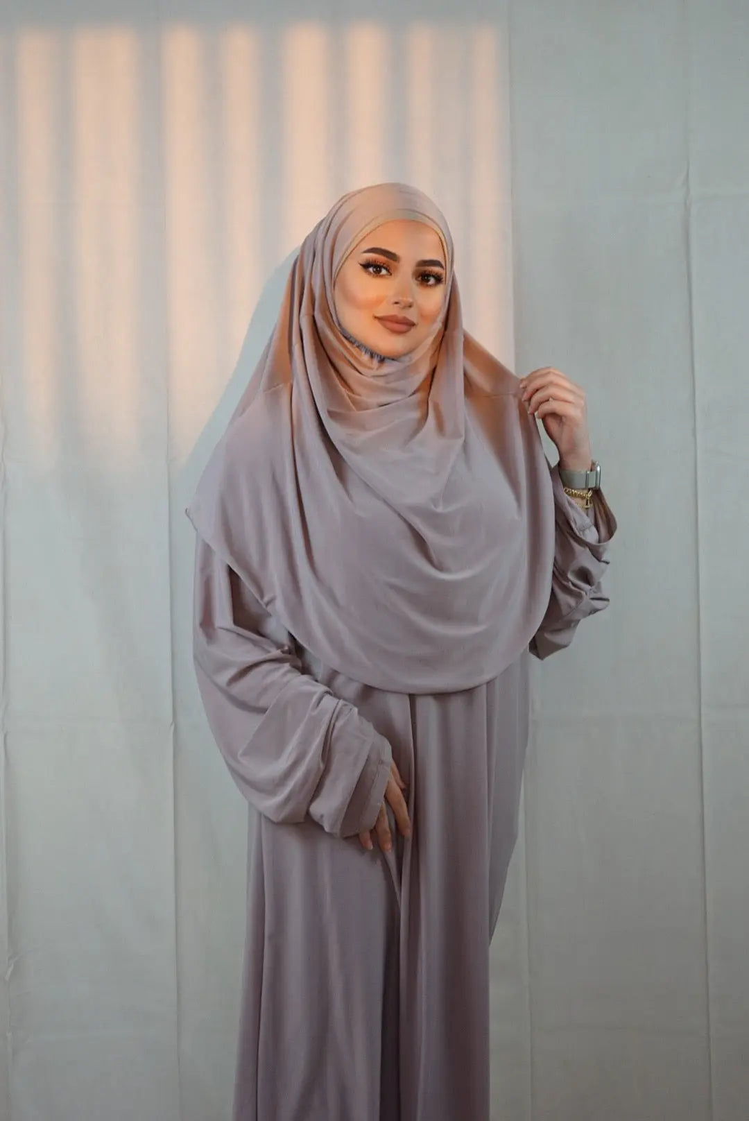 Premium Jersey Gebedskleding - Nude Rose Losyana.Shop