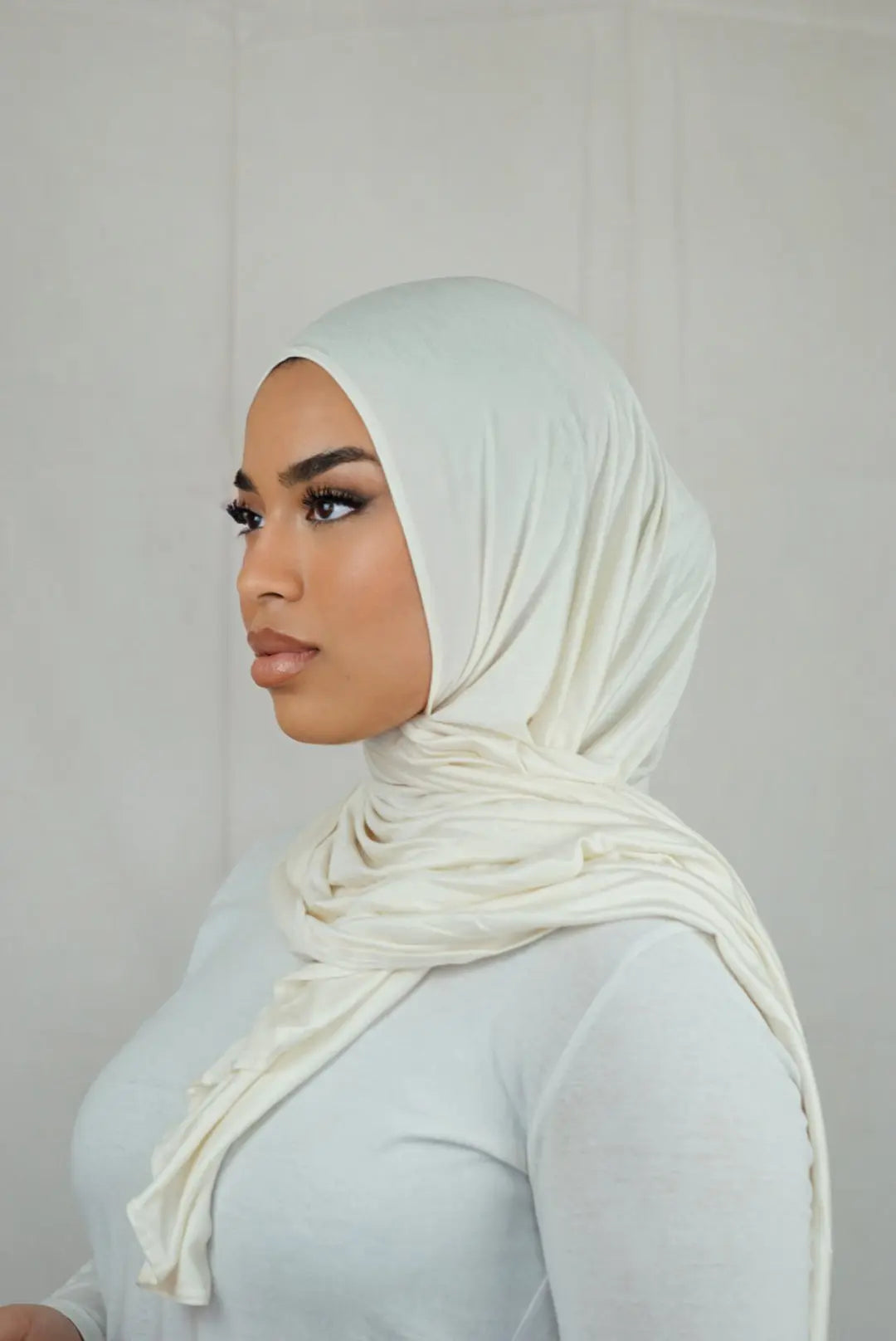 Jersey to go - creme white Losyana.Shop