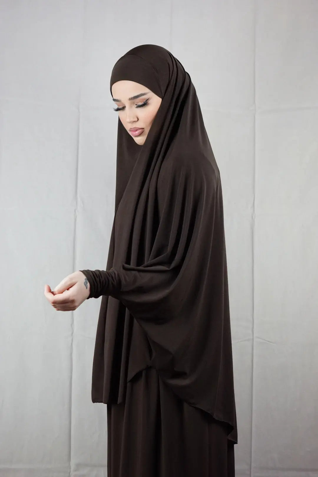 Premium Jersey Gebedskleding - Brown Sugar Losyana.Shop
