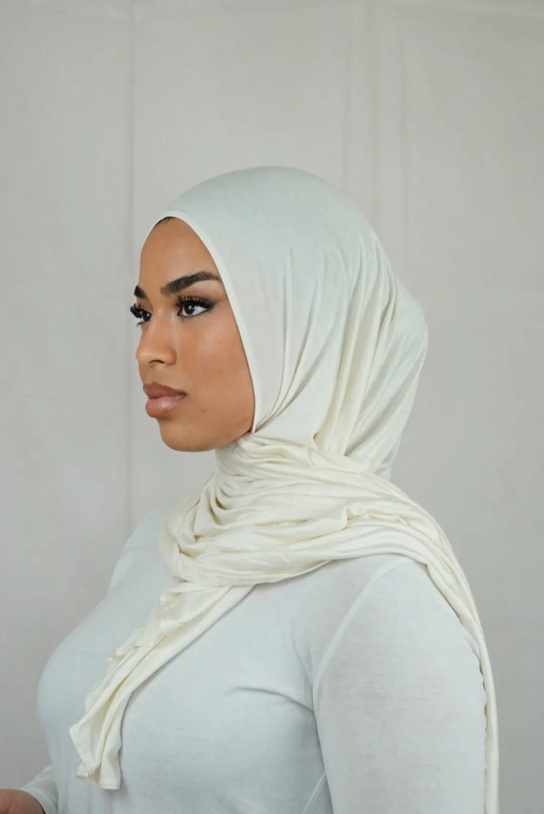 Jersey to go - creme white Losyana.Shop