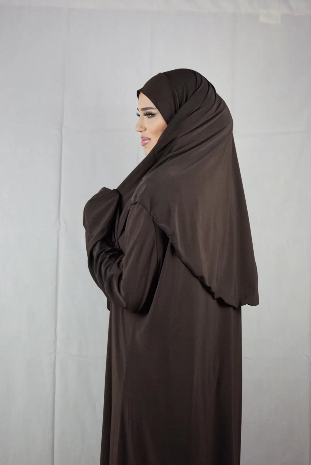 Premium Jersey Gebedskleding - Brown Sugar Losyana.Shop