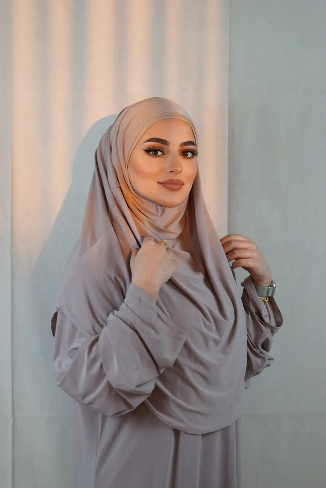 Premium Jersey Gebedskleding - Nude Rose Losyana.Shop