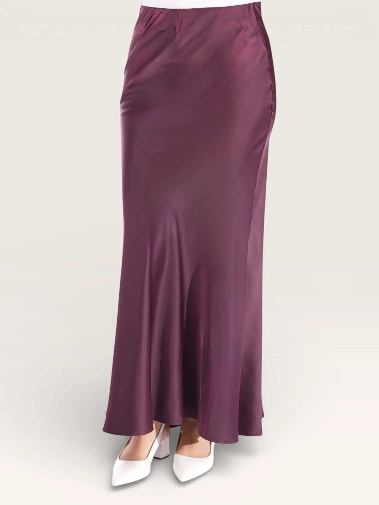 silk muse skirt - purpur