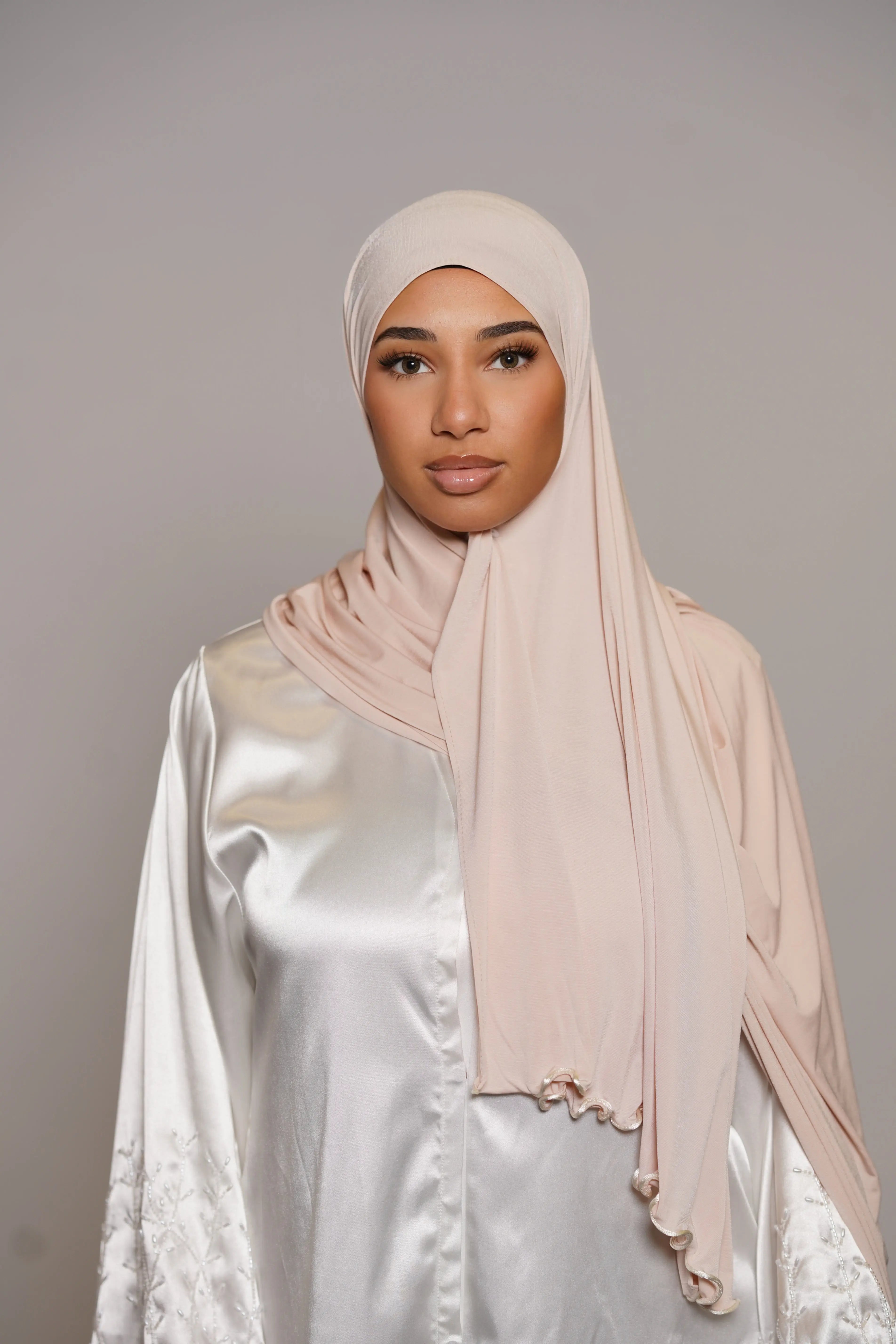 Premium Jersey Line - peach beige Losyana.Shop