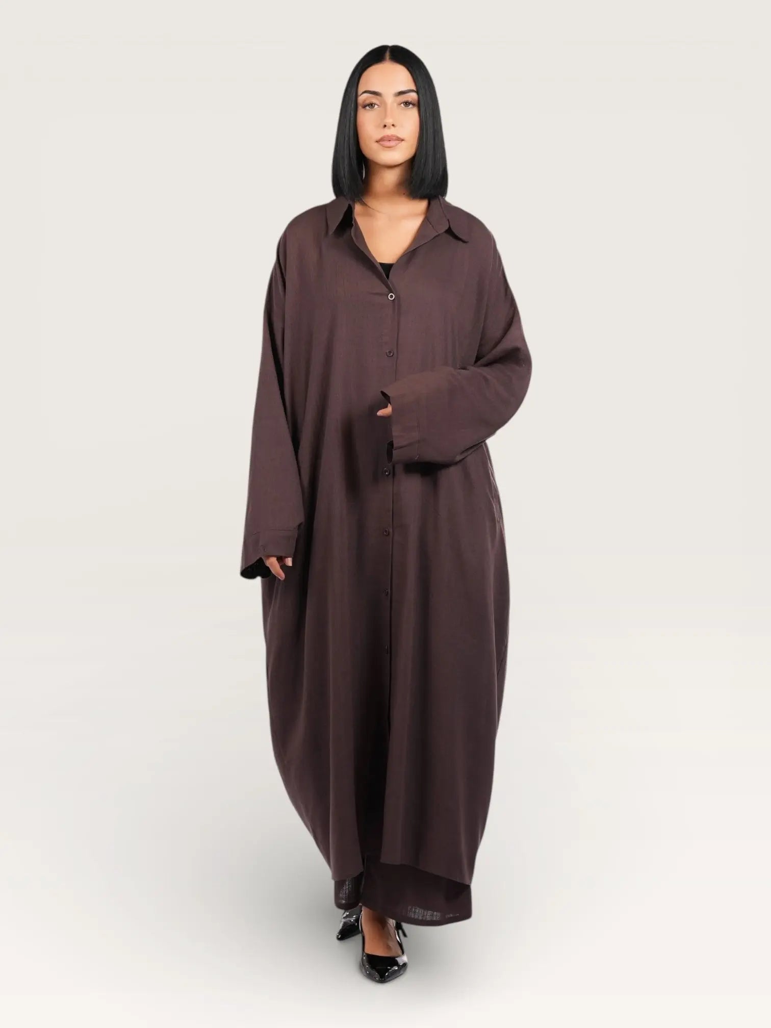 palma linen set - espresso