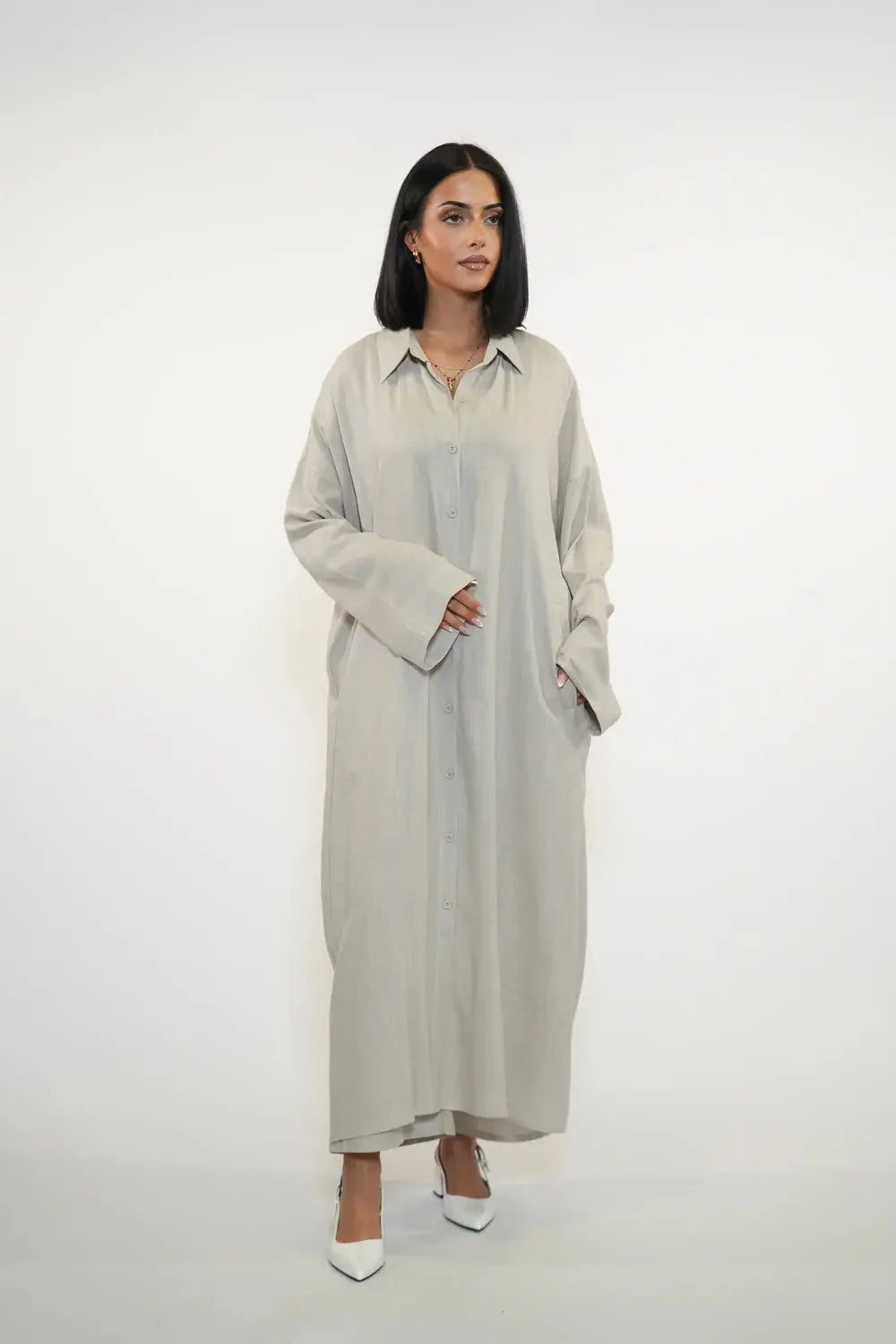 PALMA LINEN SET - COSTA CREAM Losyana.nl