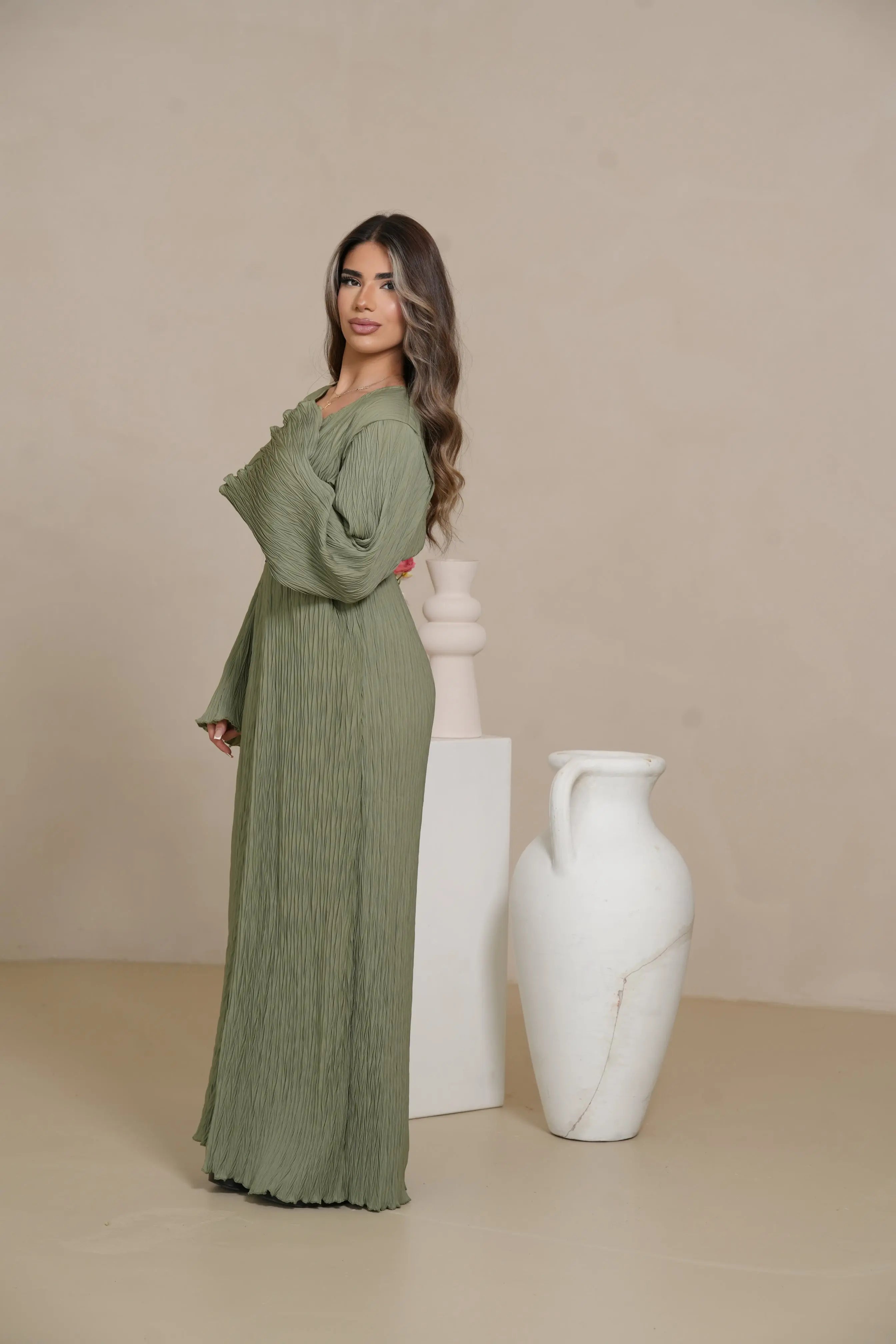 Summer dress - olive Losyana.Shop