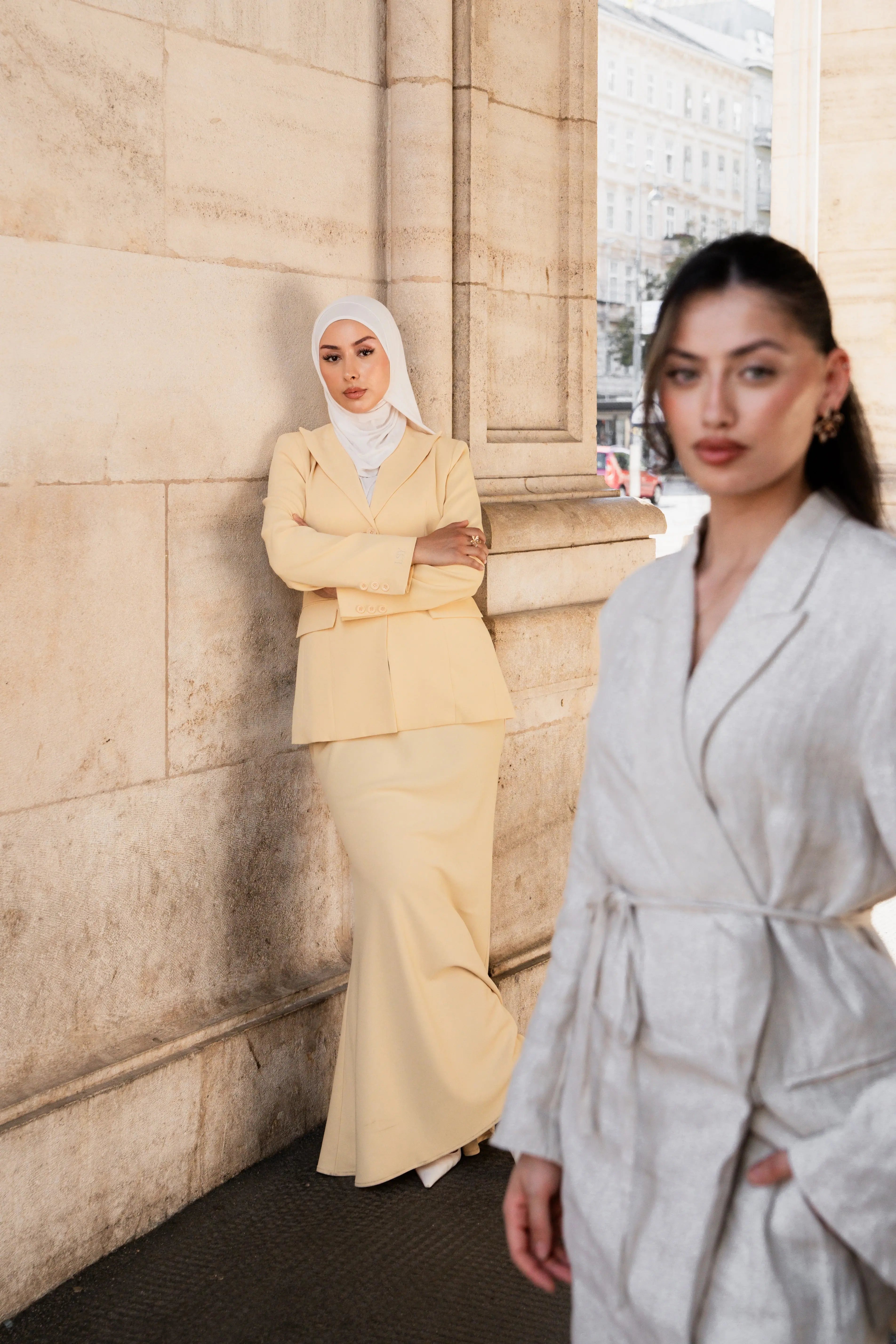 the palais blazer - butter yellow Losyana.Shop