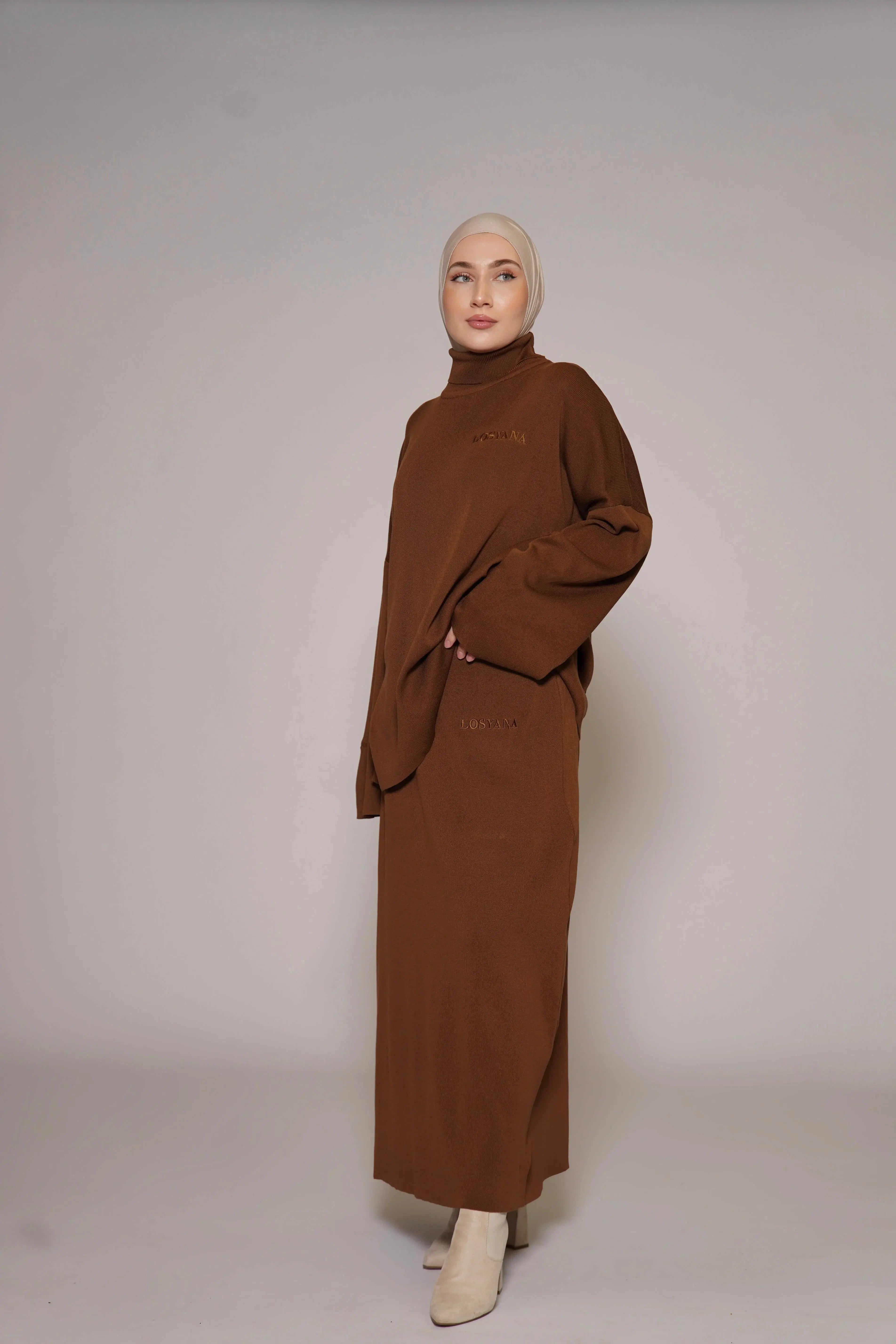 Luxury Cotton Set - coffee Losyana