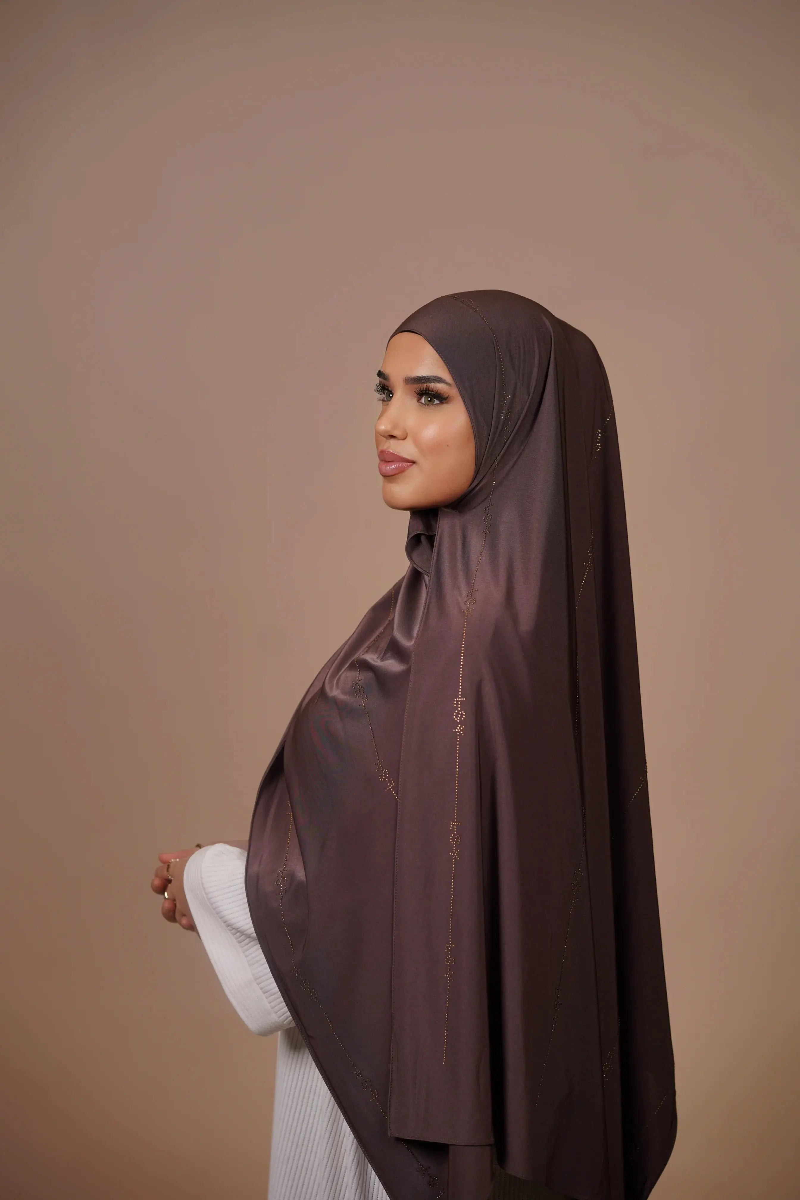 LSY Satin Premium Jersey - Coffee Losyana