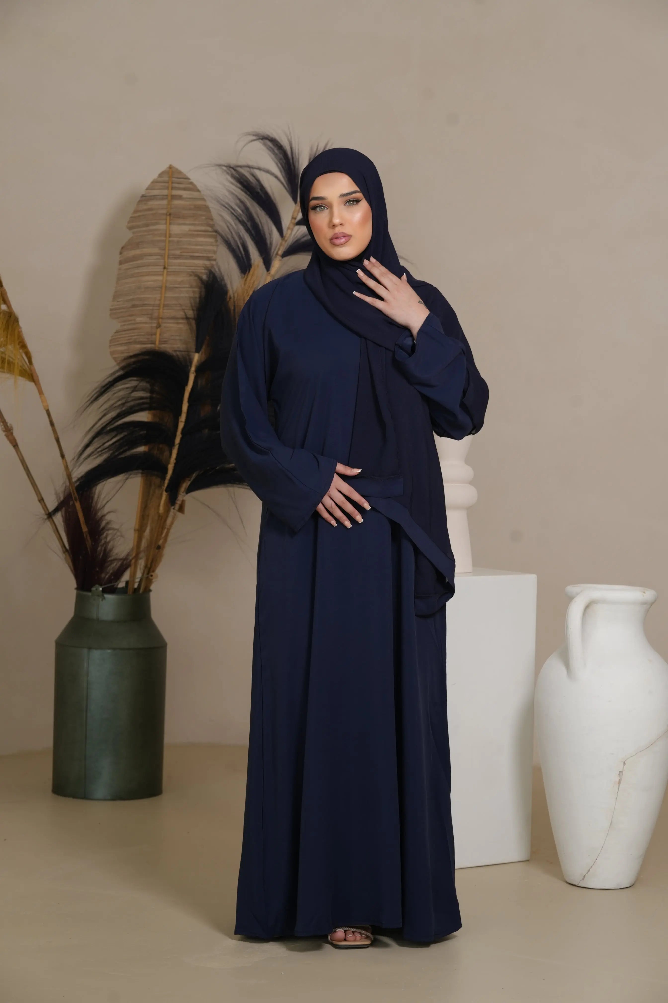 DXB Daily Abaya - royal Blue Losyana.Shop