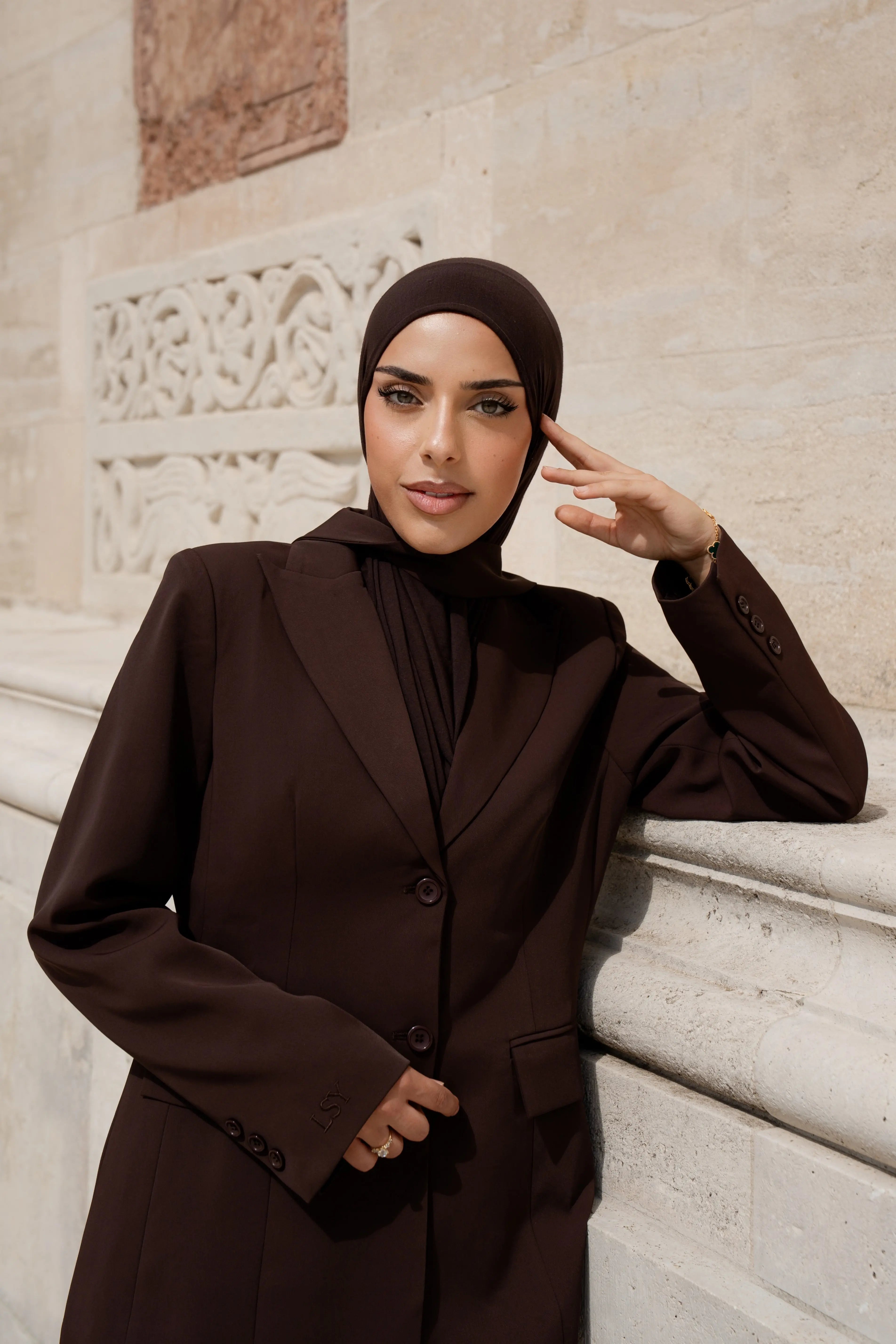 the palais blazer - espresso Losyana.Shop