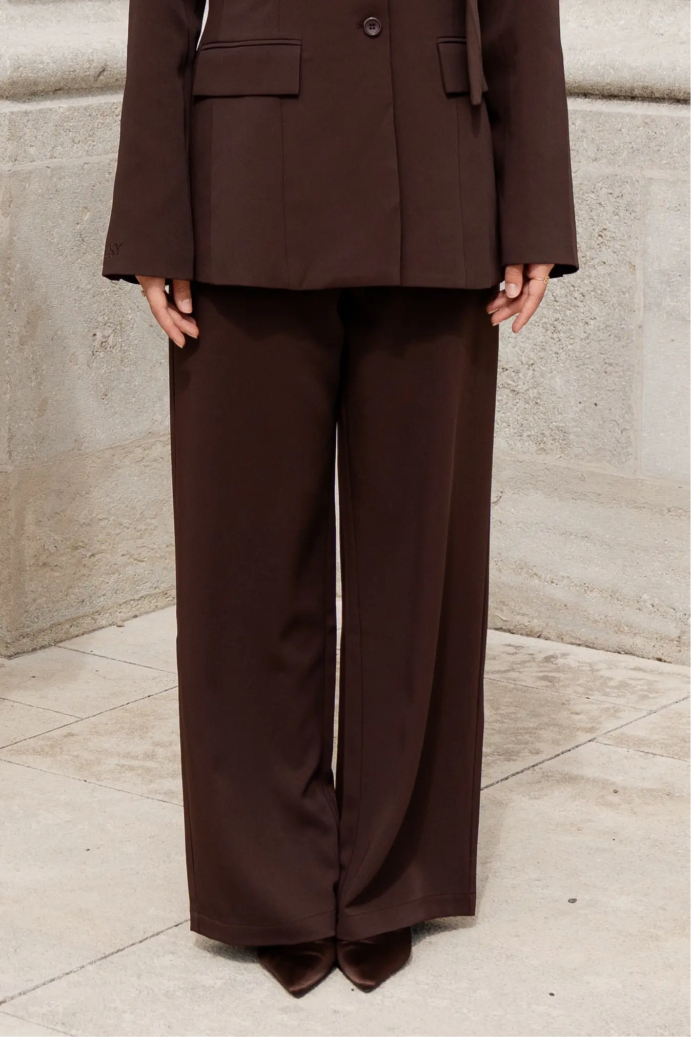 the palais pants - espresso Losyana.Shop