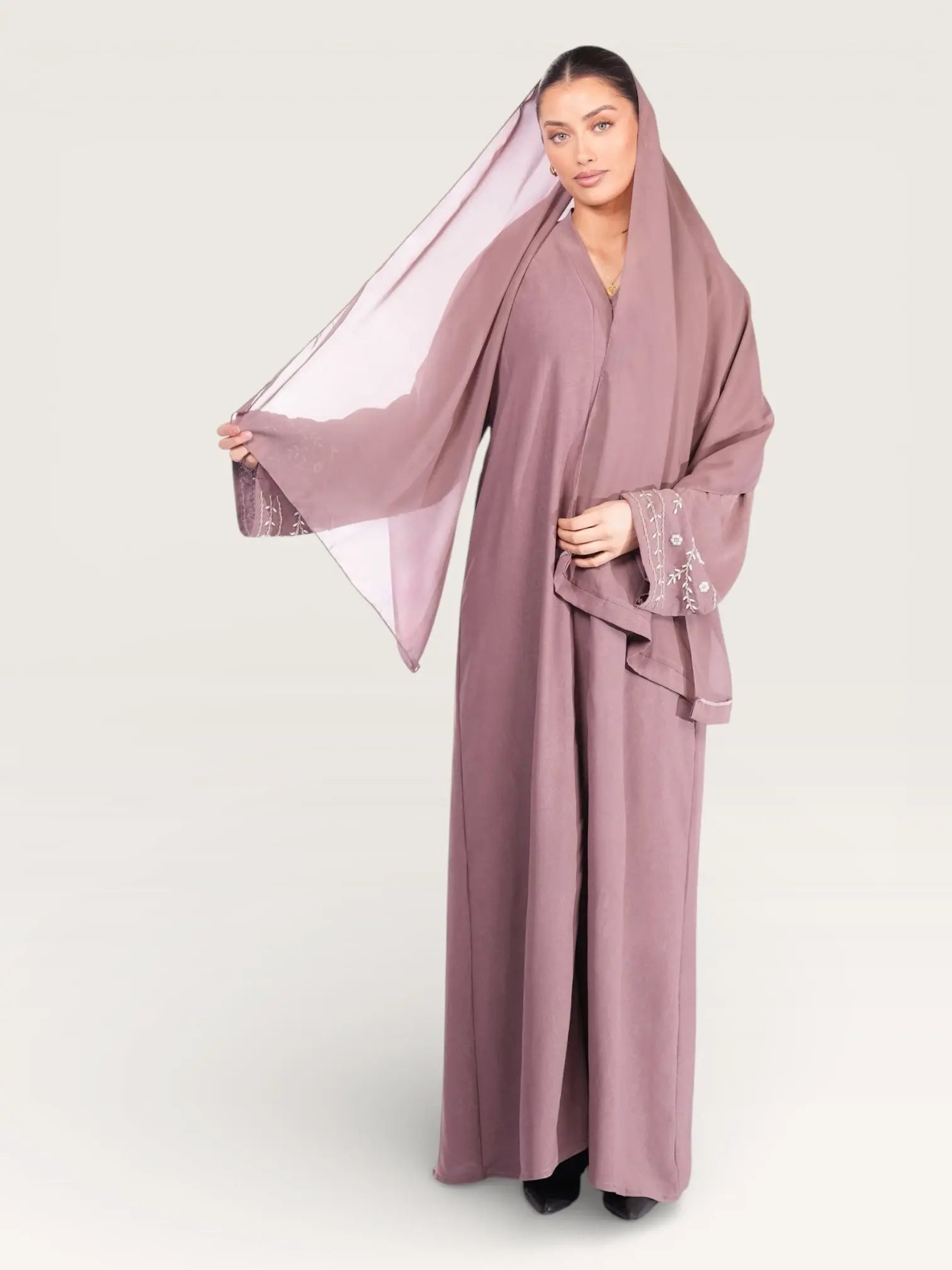 kimono abaya - rose