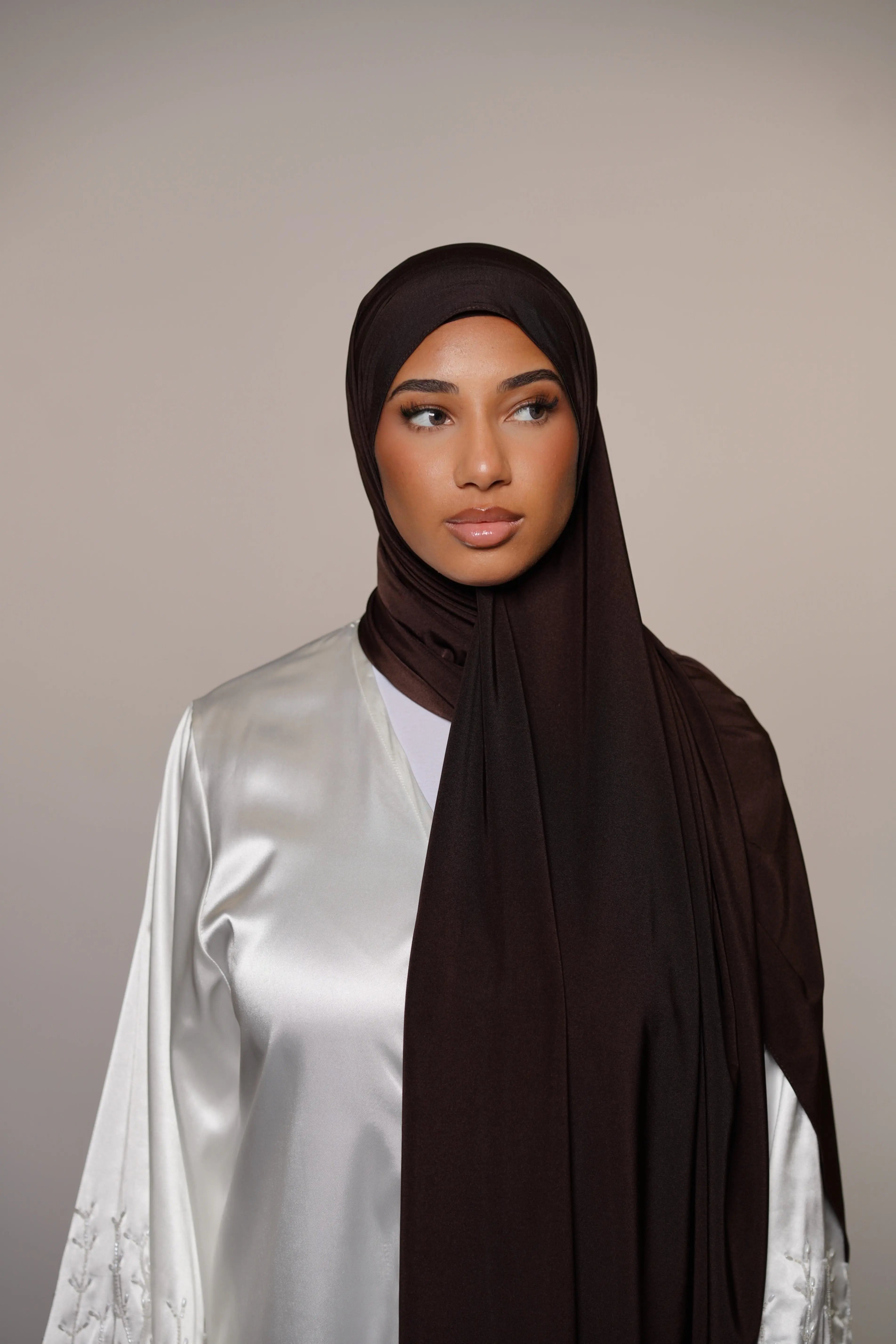 Satin Premium Jersey - brown sugar Losyana.Shop