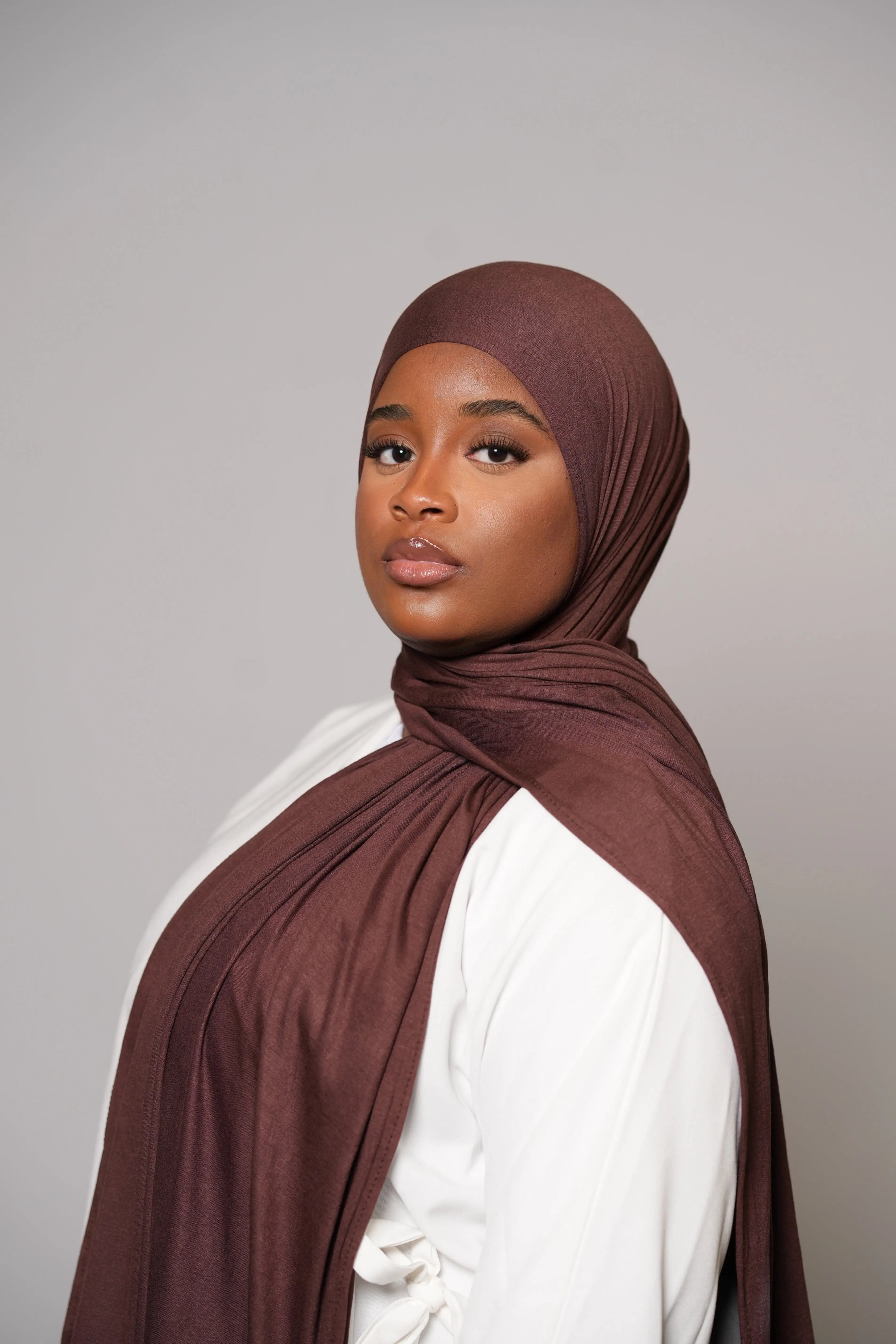 Premium Bamboo Jersey - chestnut Losyana.Shop