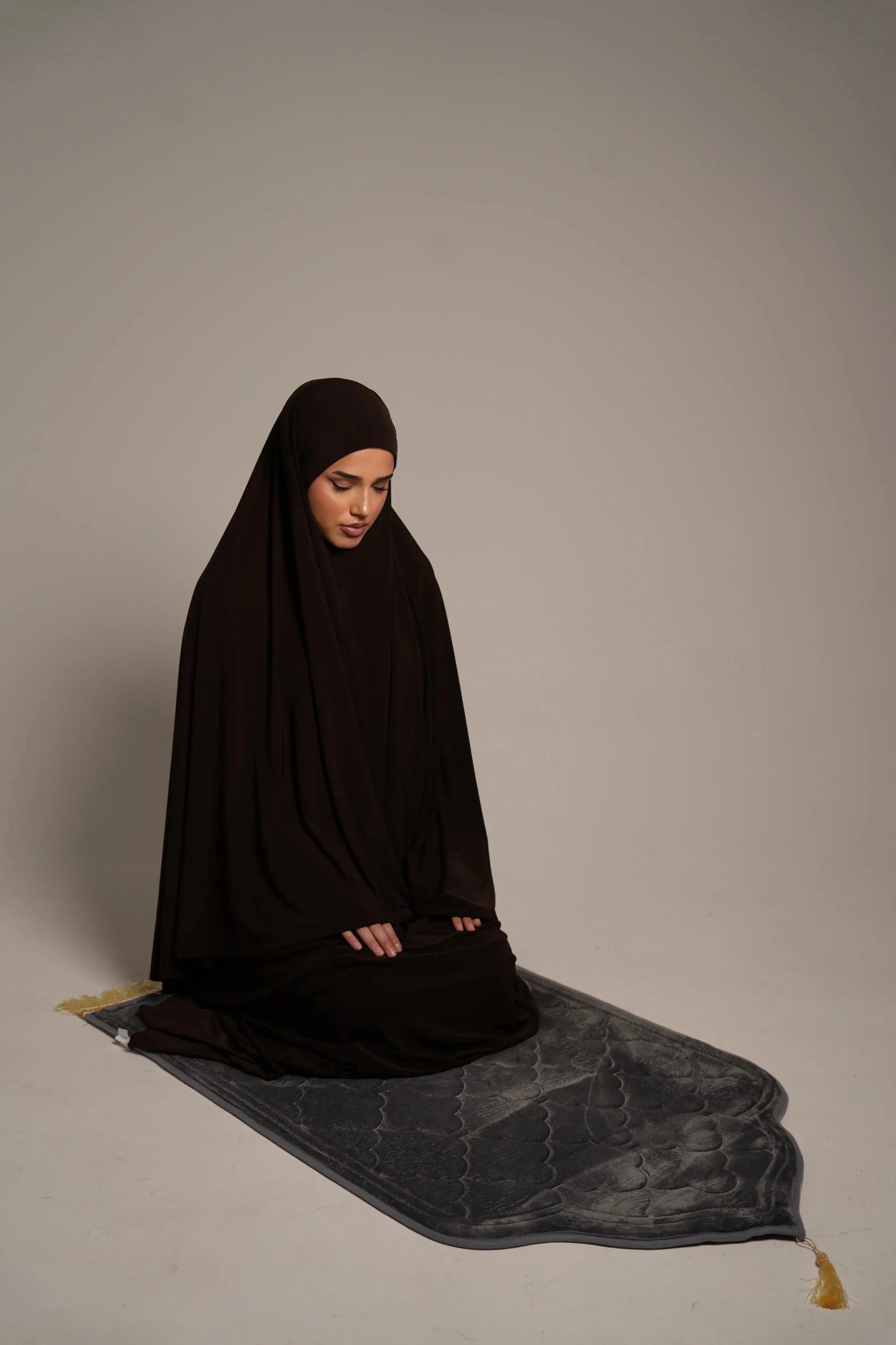 Premium Gebedskleed - Grijs Losyana
