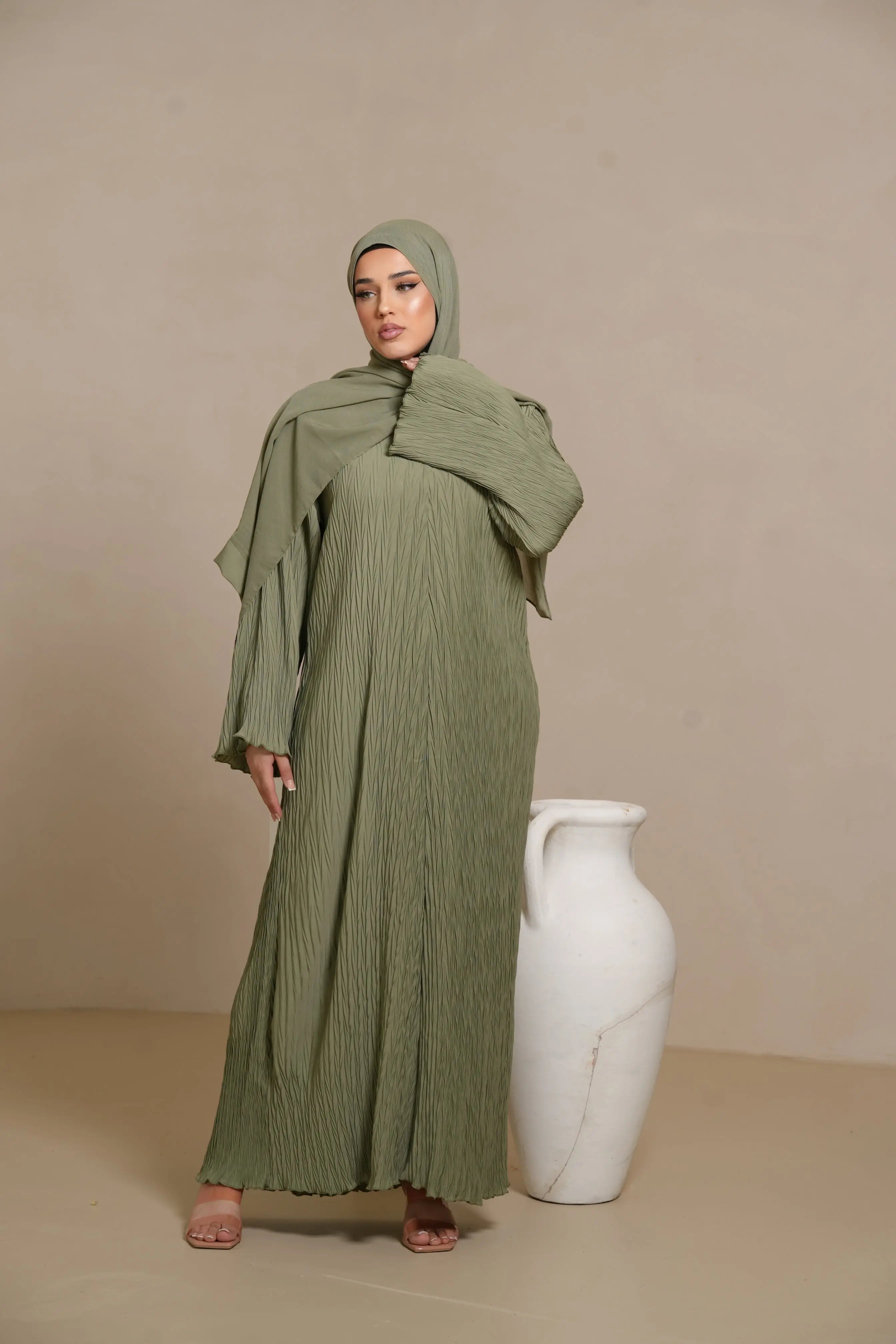 Summer dress - olive Losyana.Shop