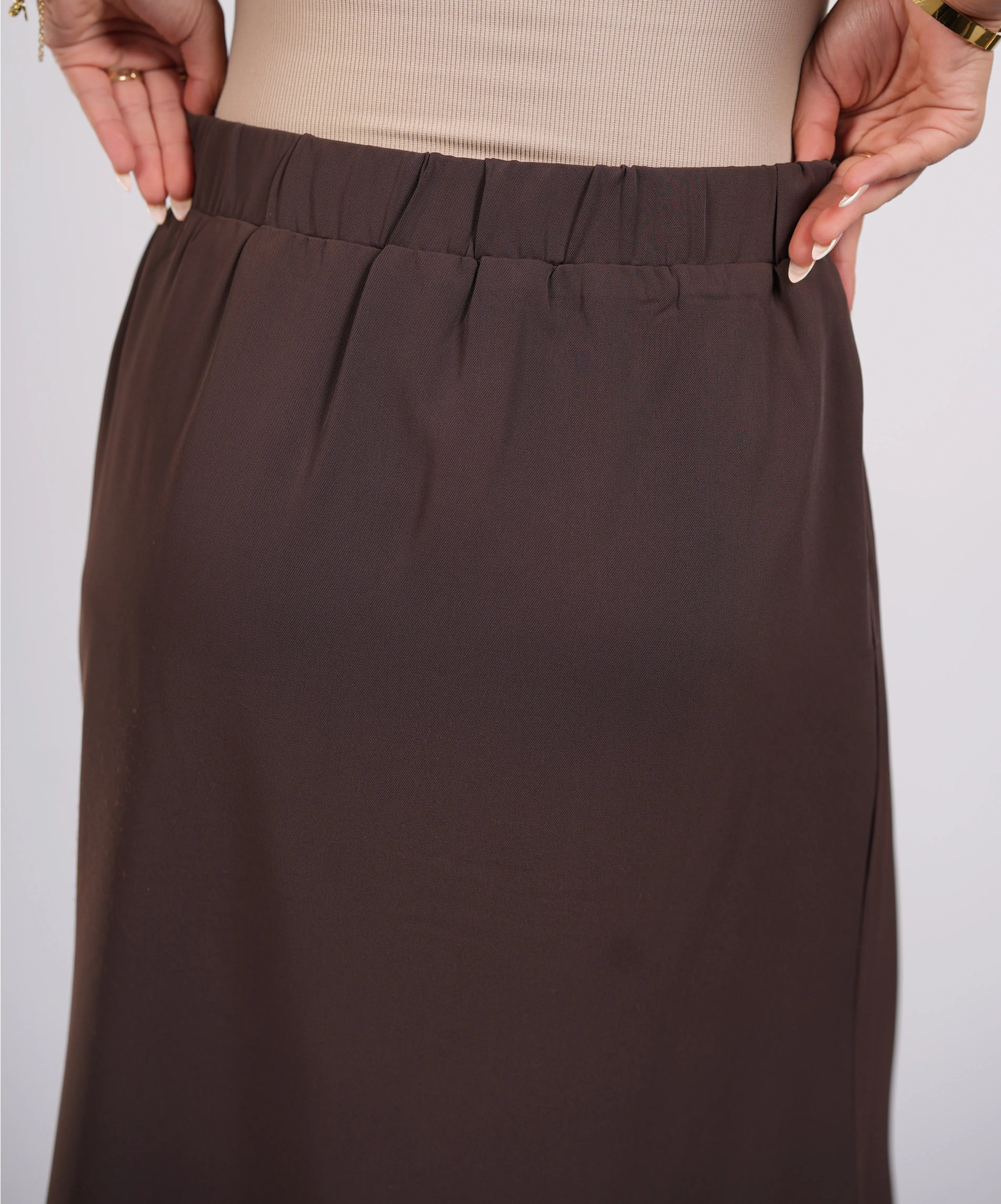 old vienna skirt - espresso Losyana.Shop