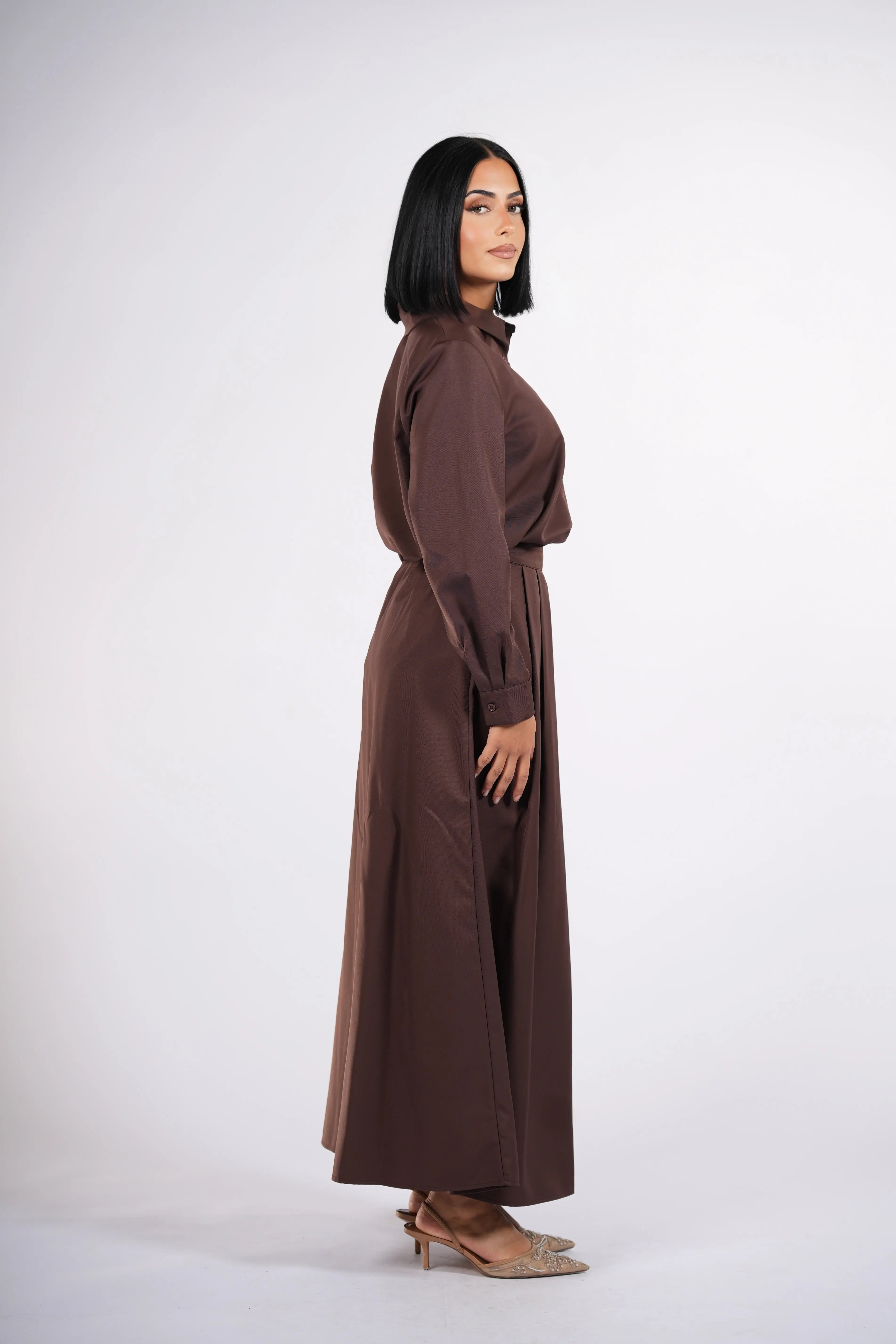 timeless skirt - brown Losyana.Shop