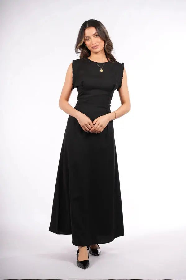 vienna corset & kimono - black Losyana.Shop