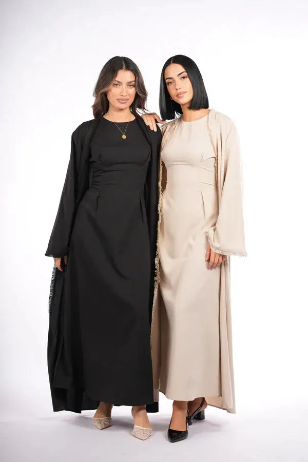 vienna corset & kimono - black Losyana.Shop