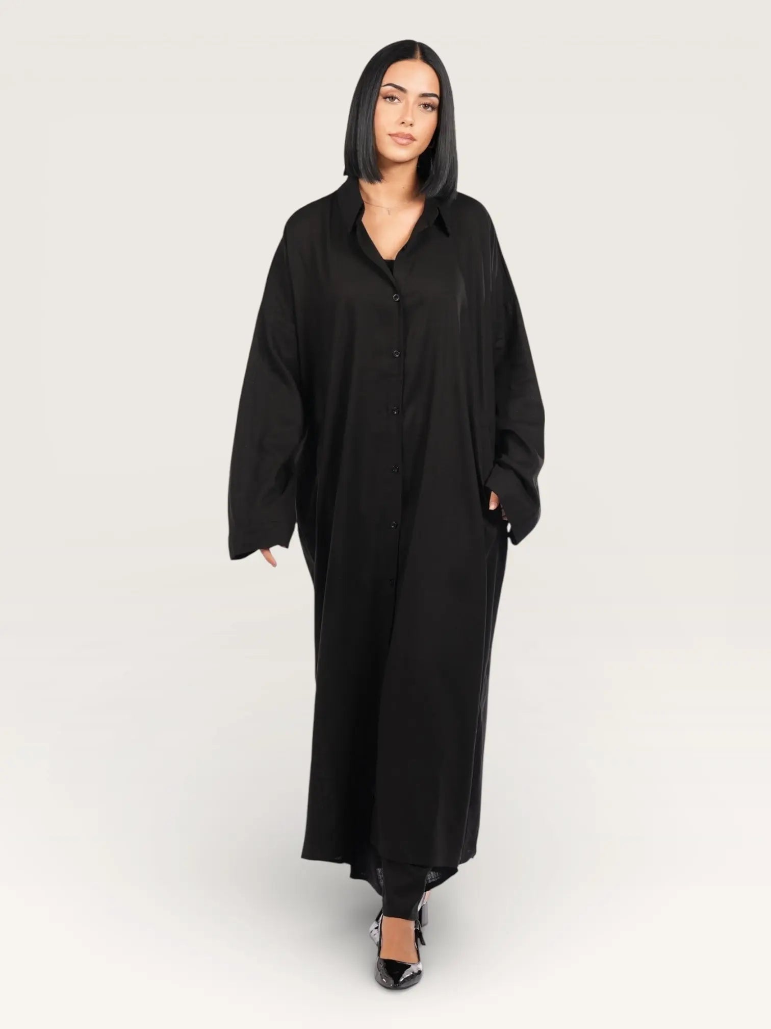 palma linen set - black