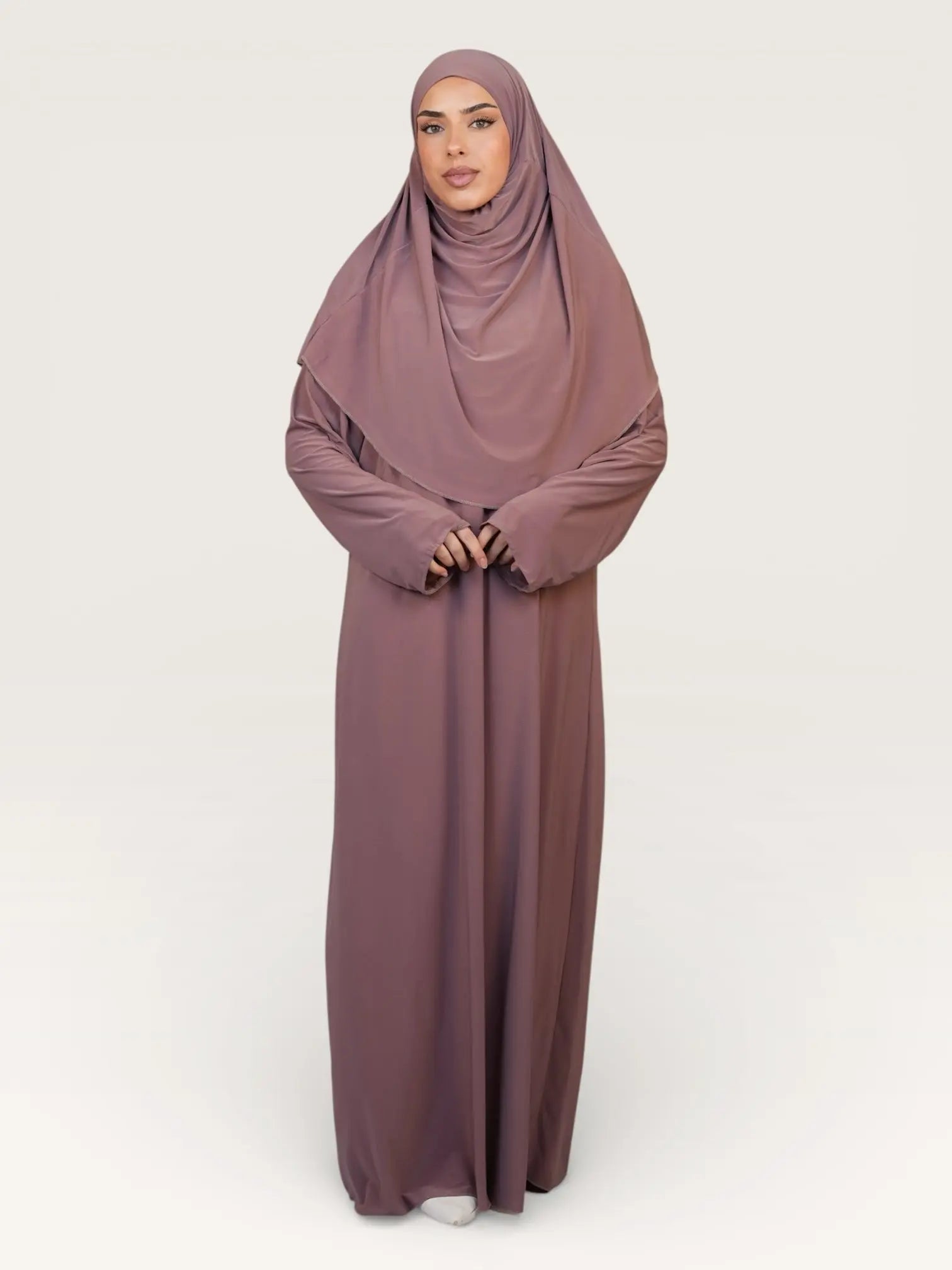 prayer dress premium jersey - dark rose