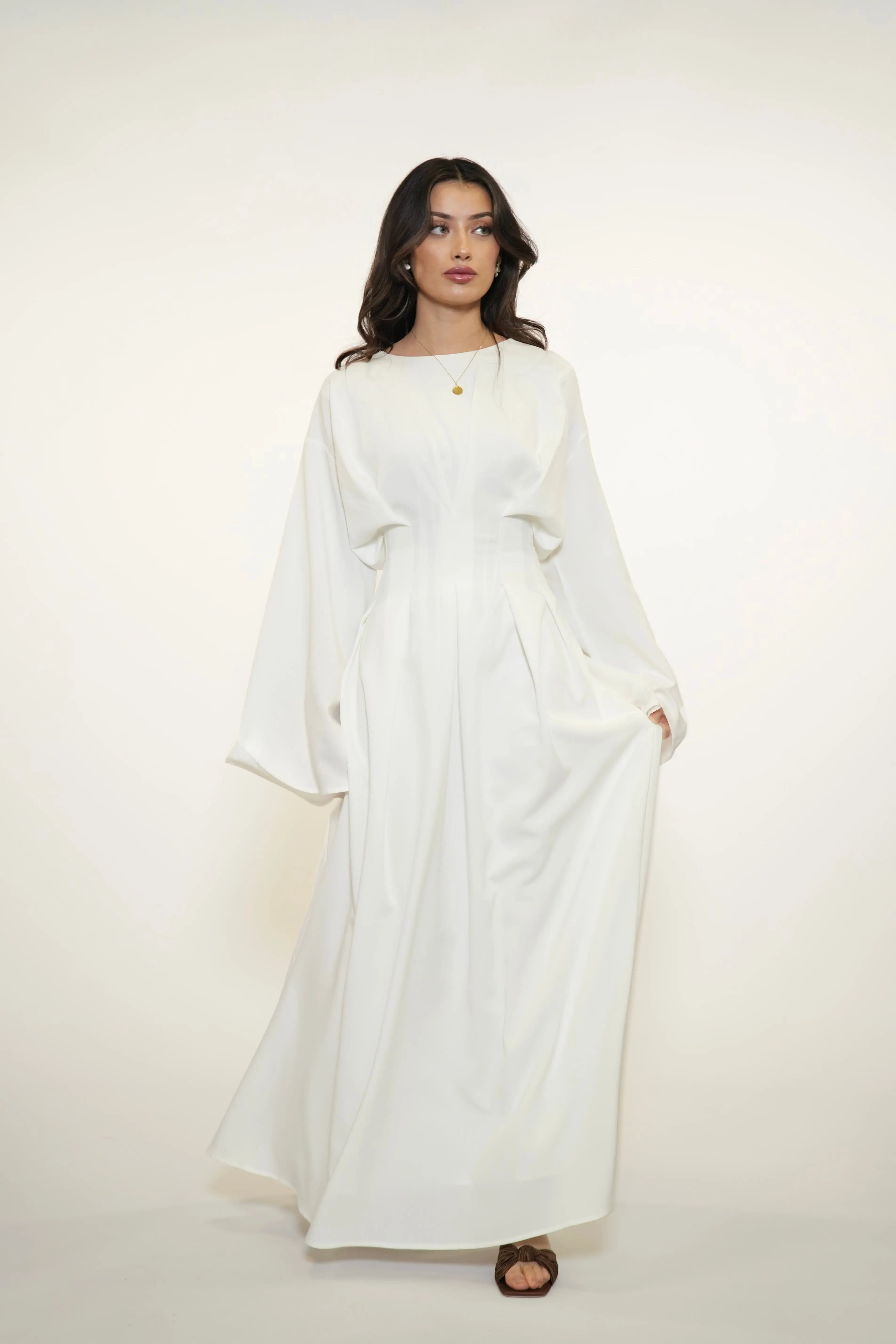 LA BALLEZA CORSET DRESS - WHITE Losyana.Shop