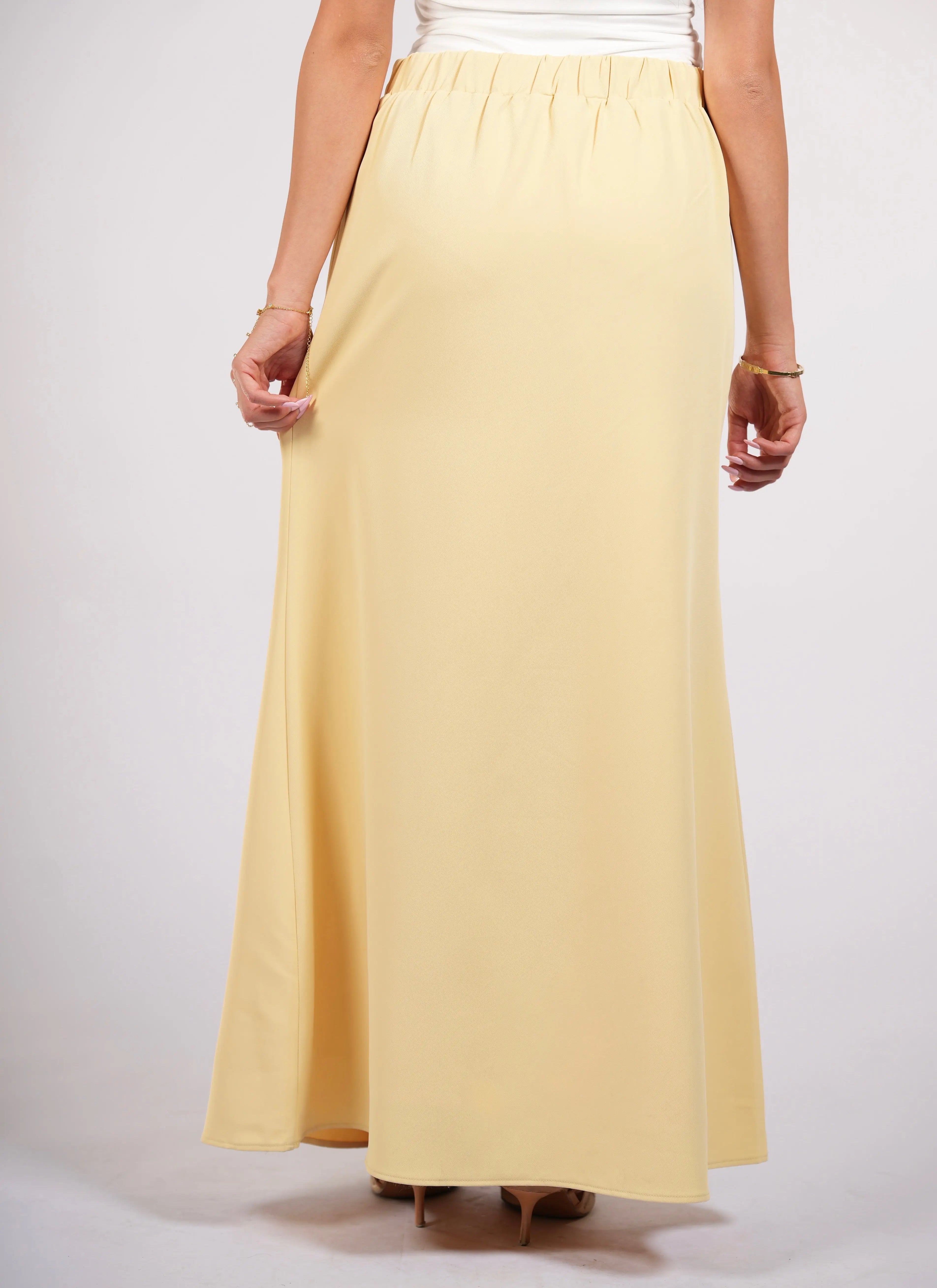 old vienna skirt - butter yellow Losyana.Shop