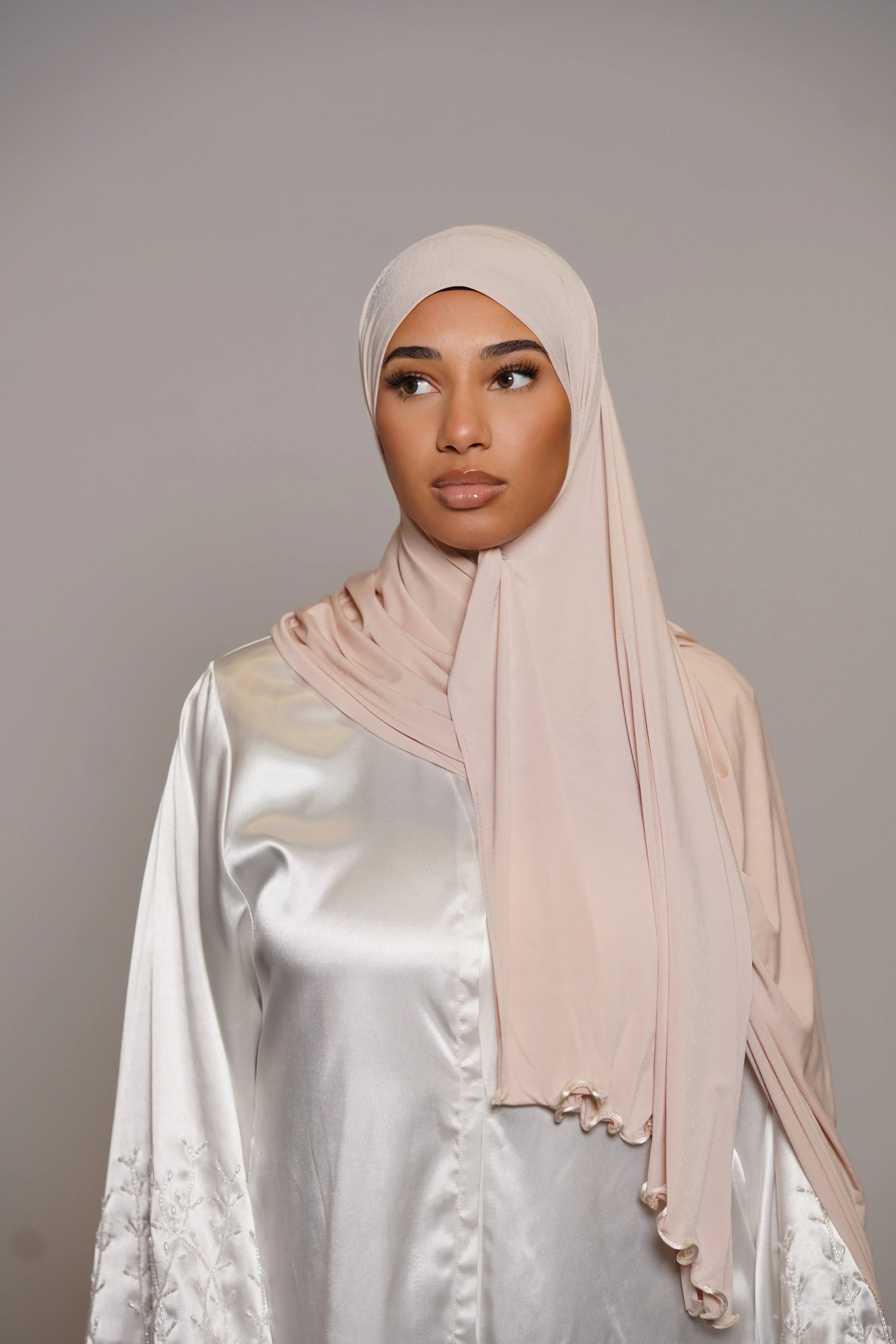 Premium Jersey Line - peach beige Losyana.Shop