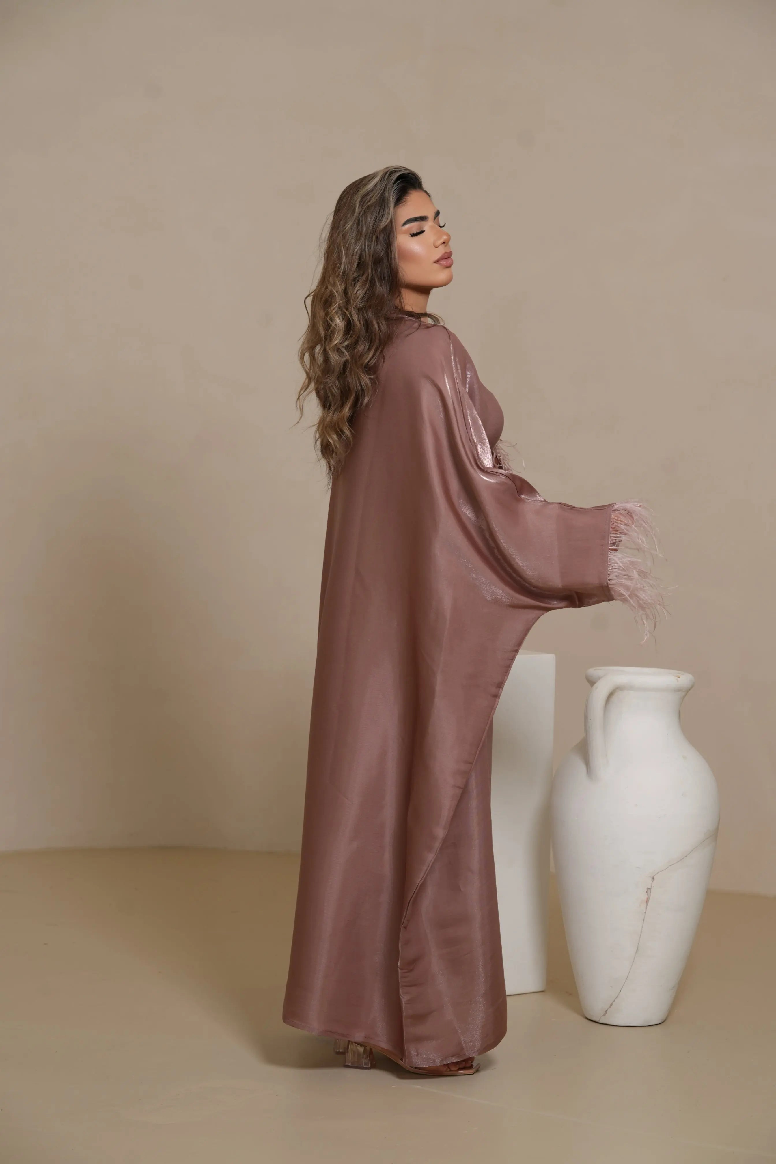 DXB Farasha Abaya - Velvet Losyana.Shop