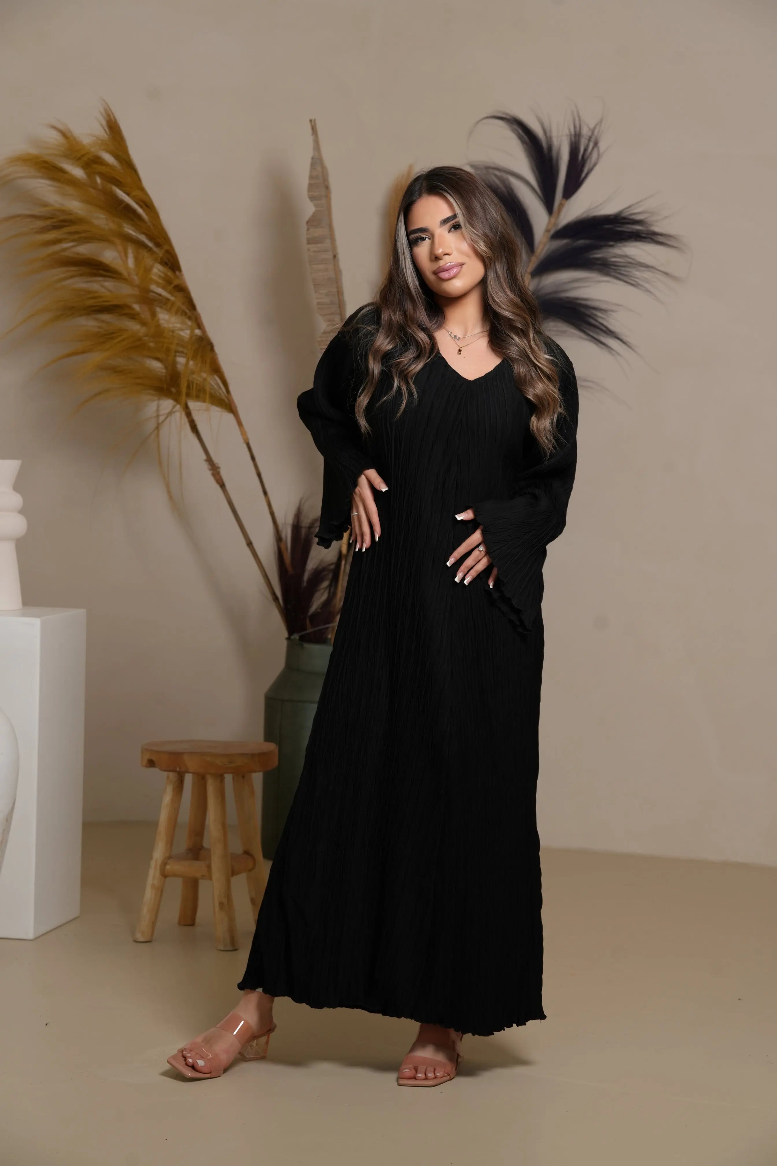 Summer dress - Black Losyana.Shop