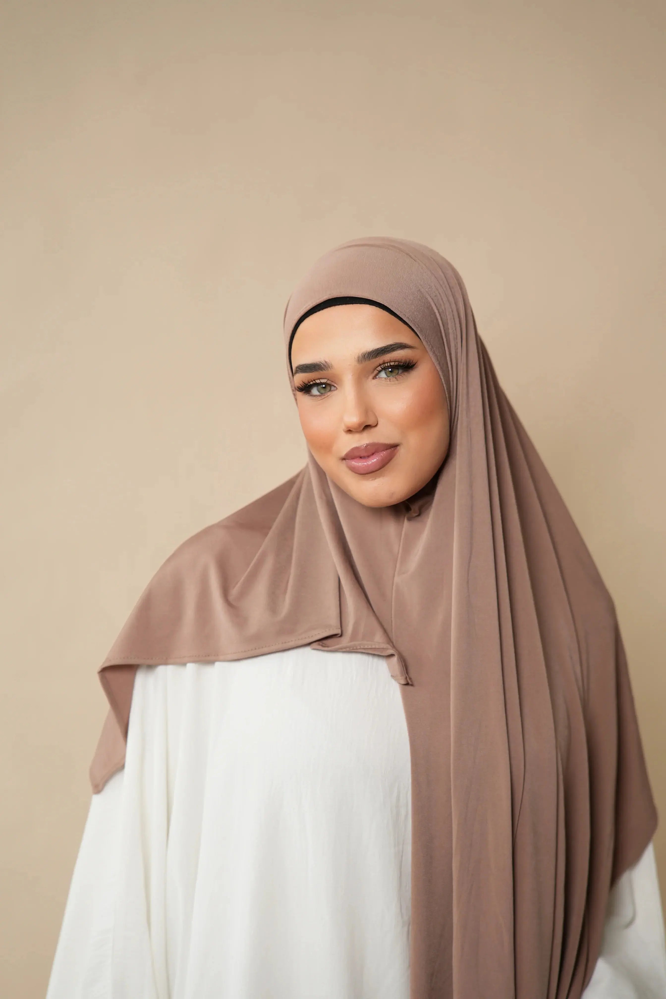 Premium Jersey to go - dark taupe Losyana