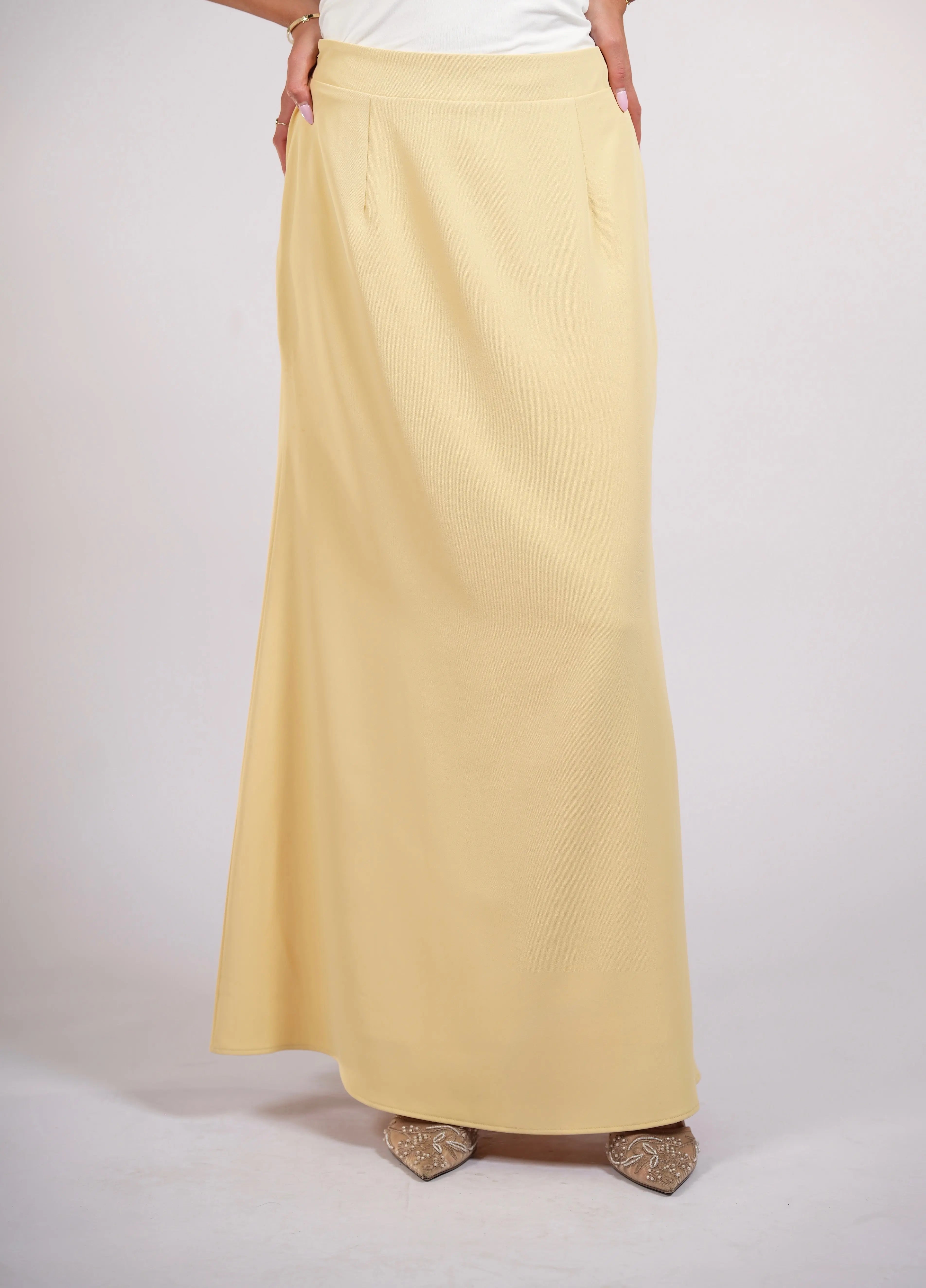 old vienna skirt - butter yellow Losyana.Shop