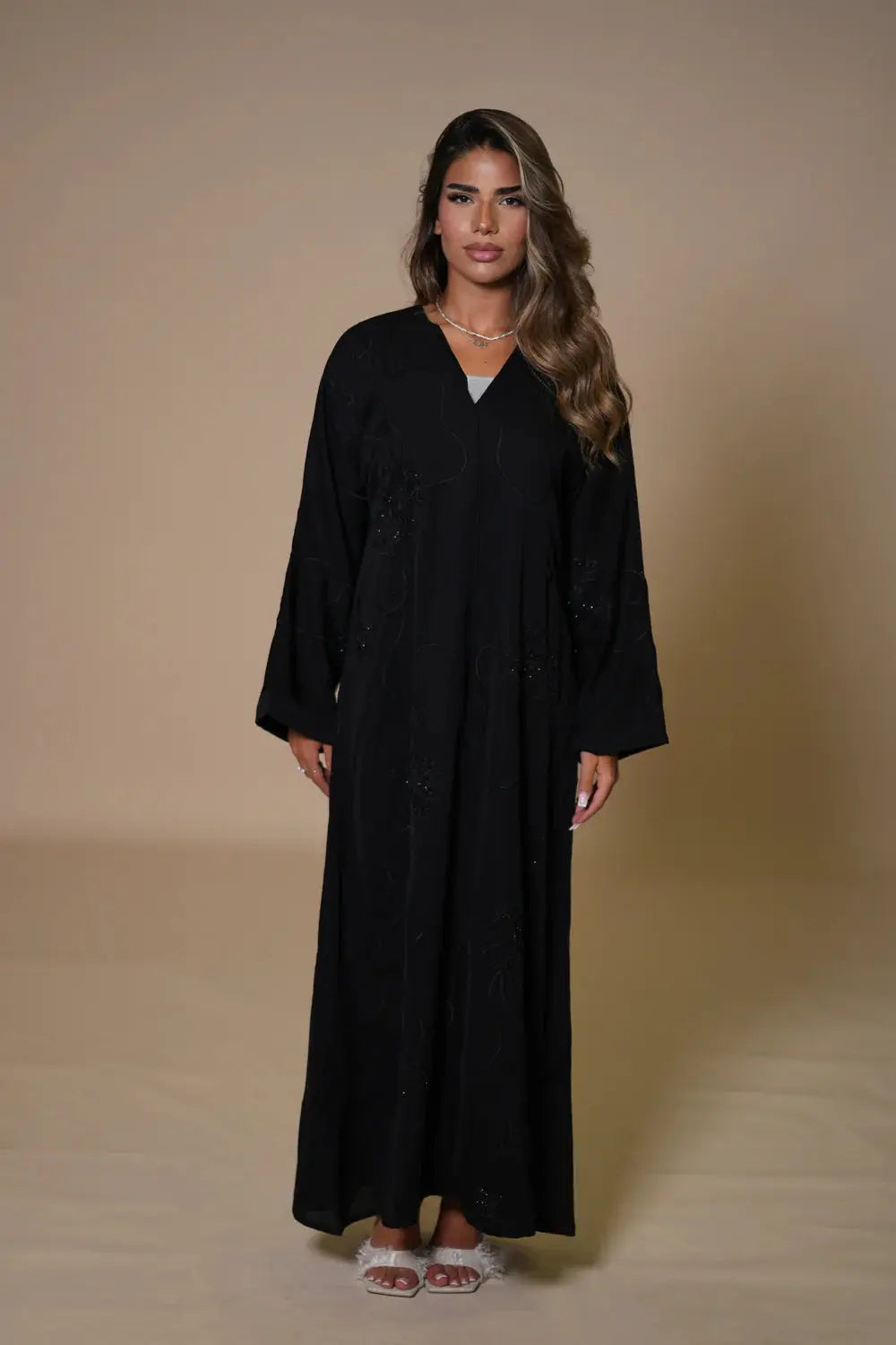 Dubai Abaya - Black Losyana.Shop
