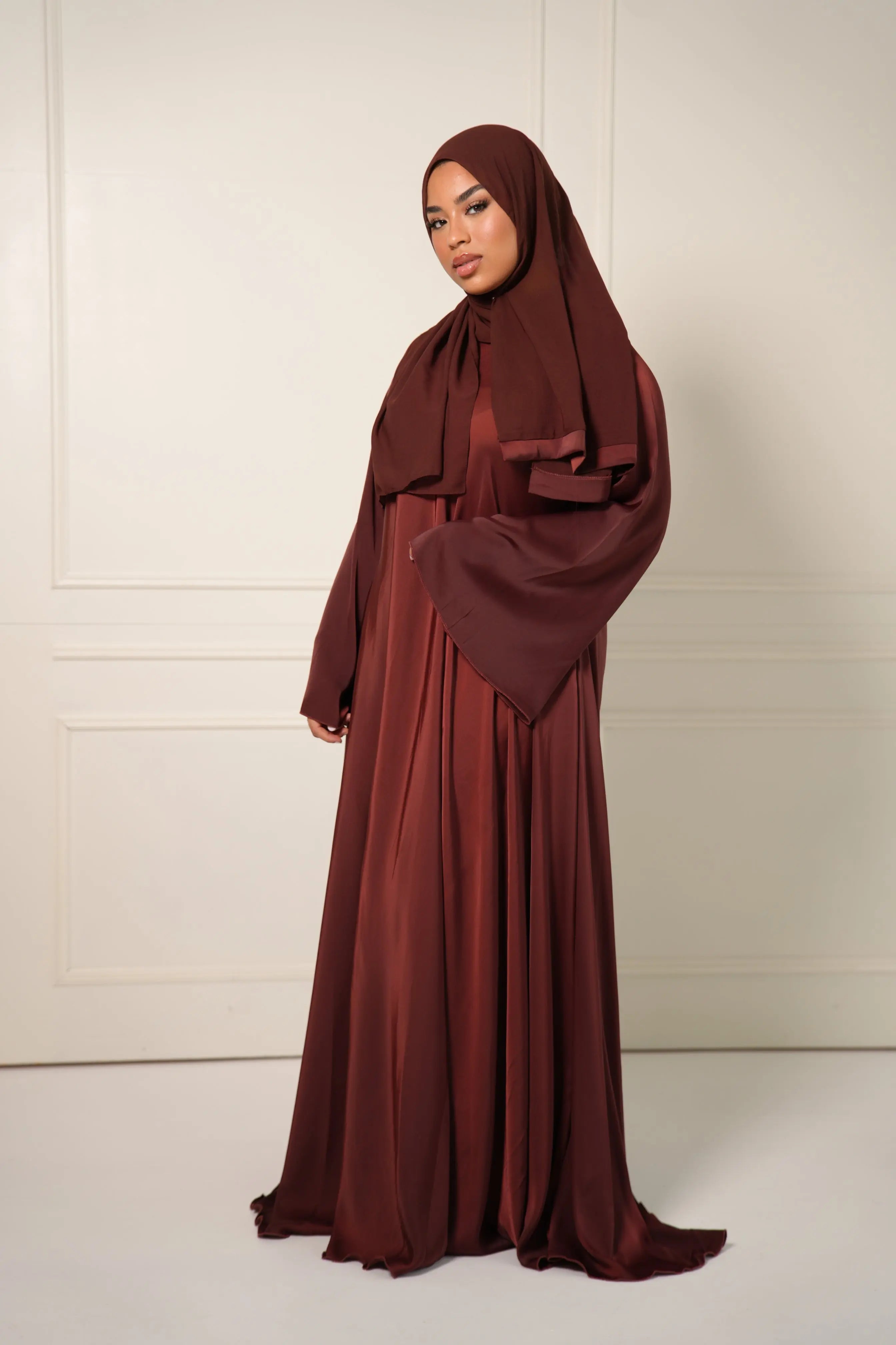 DXB Abaya - Bordeaux Losyana.Shop
