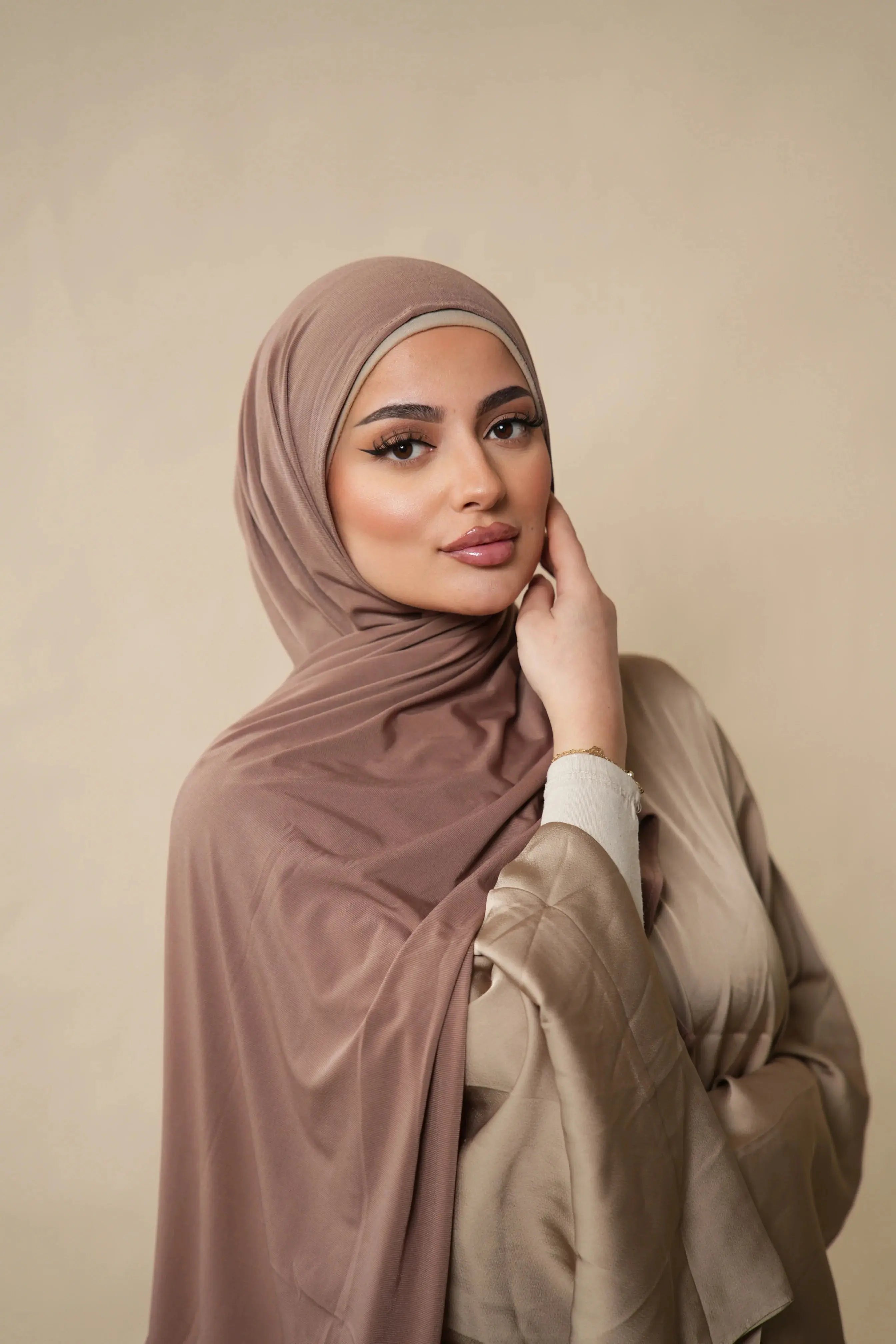 Premium Jersey to go - nude brown Losyana