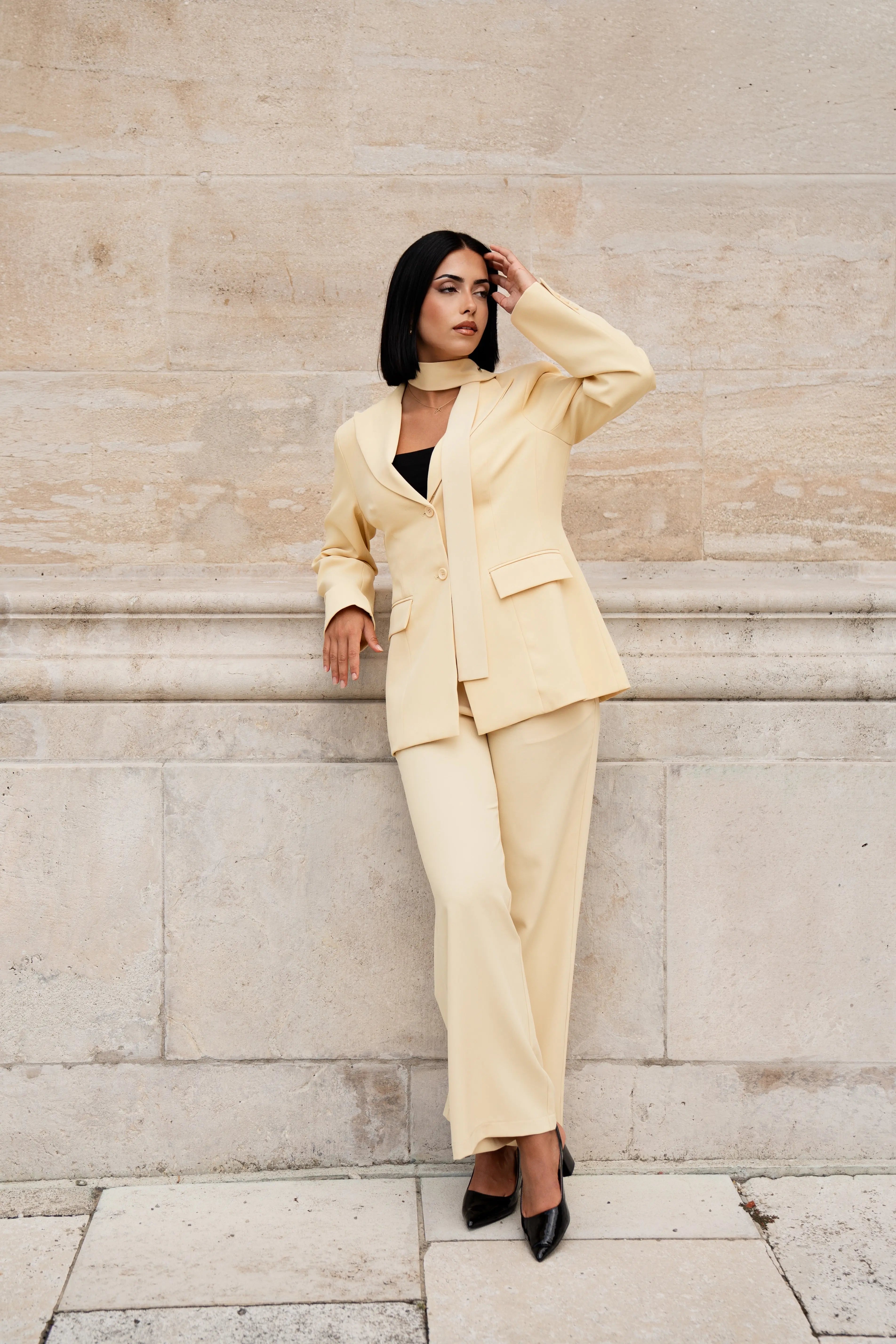 the palais pants - butter yellow Losyana.Shop
