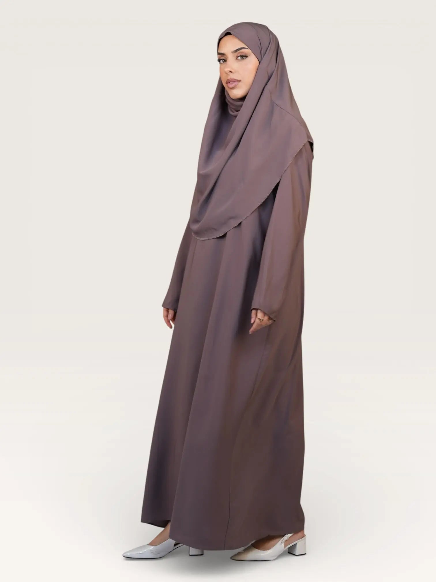 prayer dress medina - mocca
