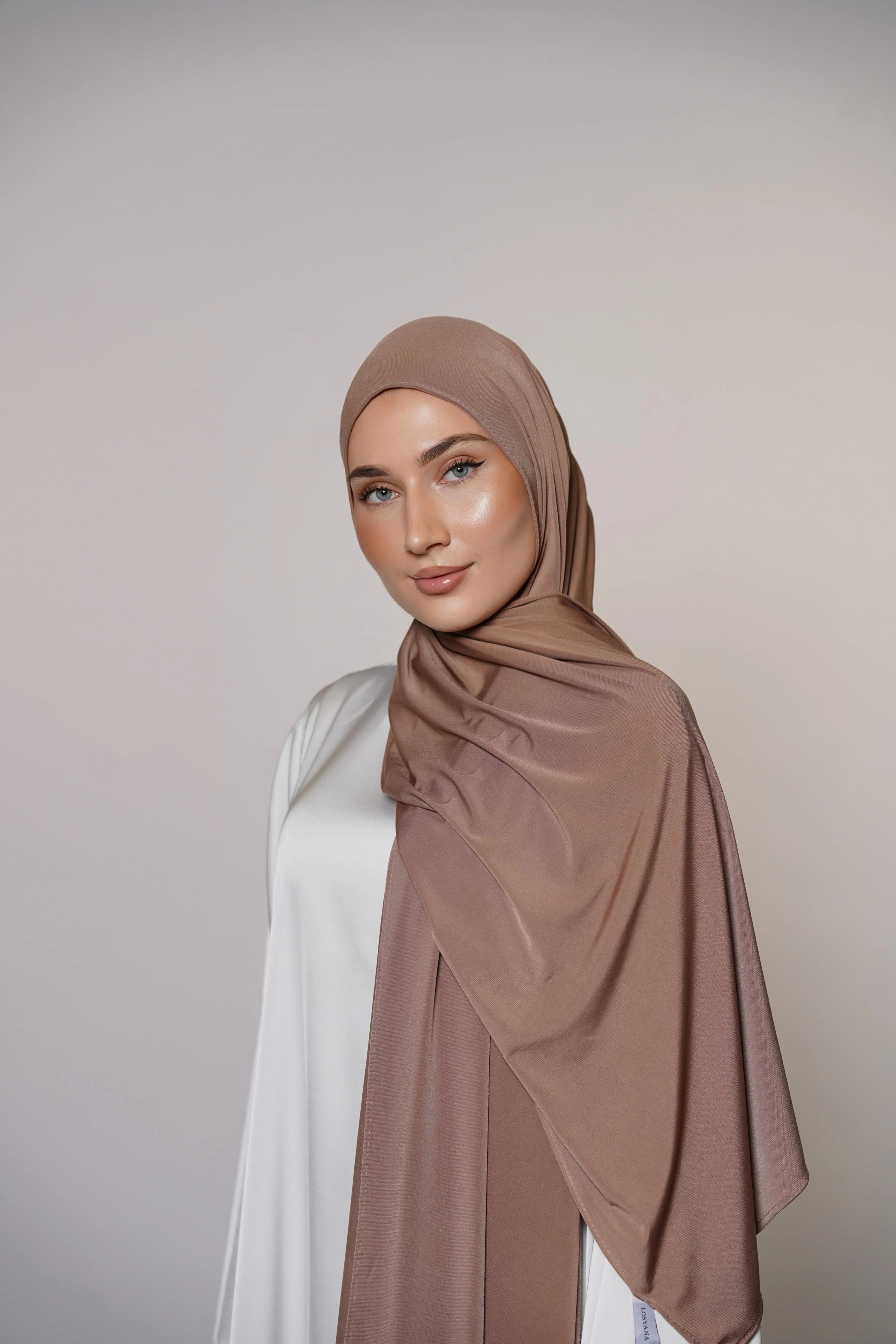 Satin Premium Jersey - cappuccino Losyana.Shop