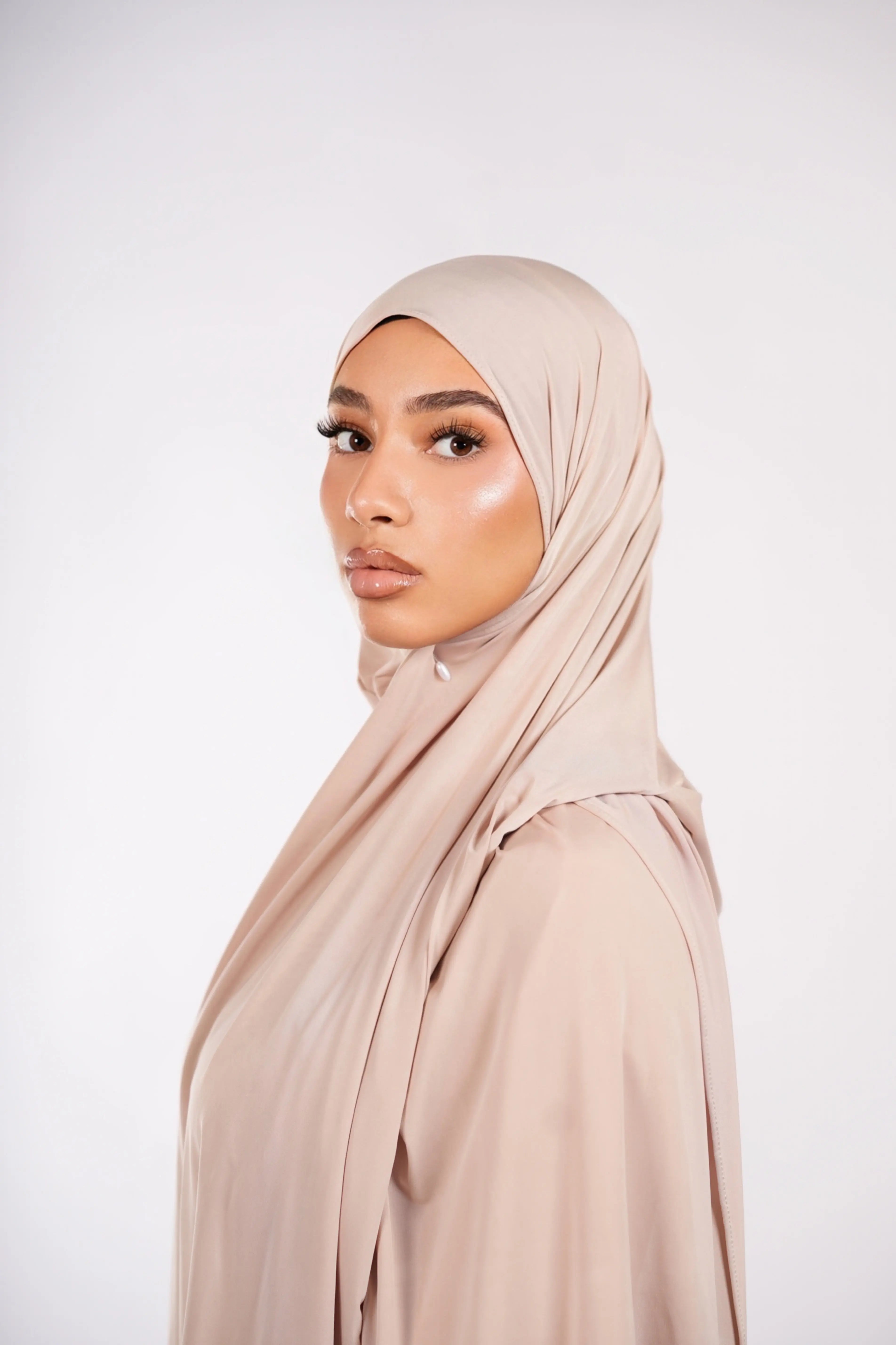 Liquid Jersey - Light beige Losyana.Shop